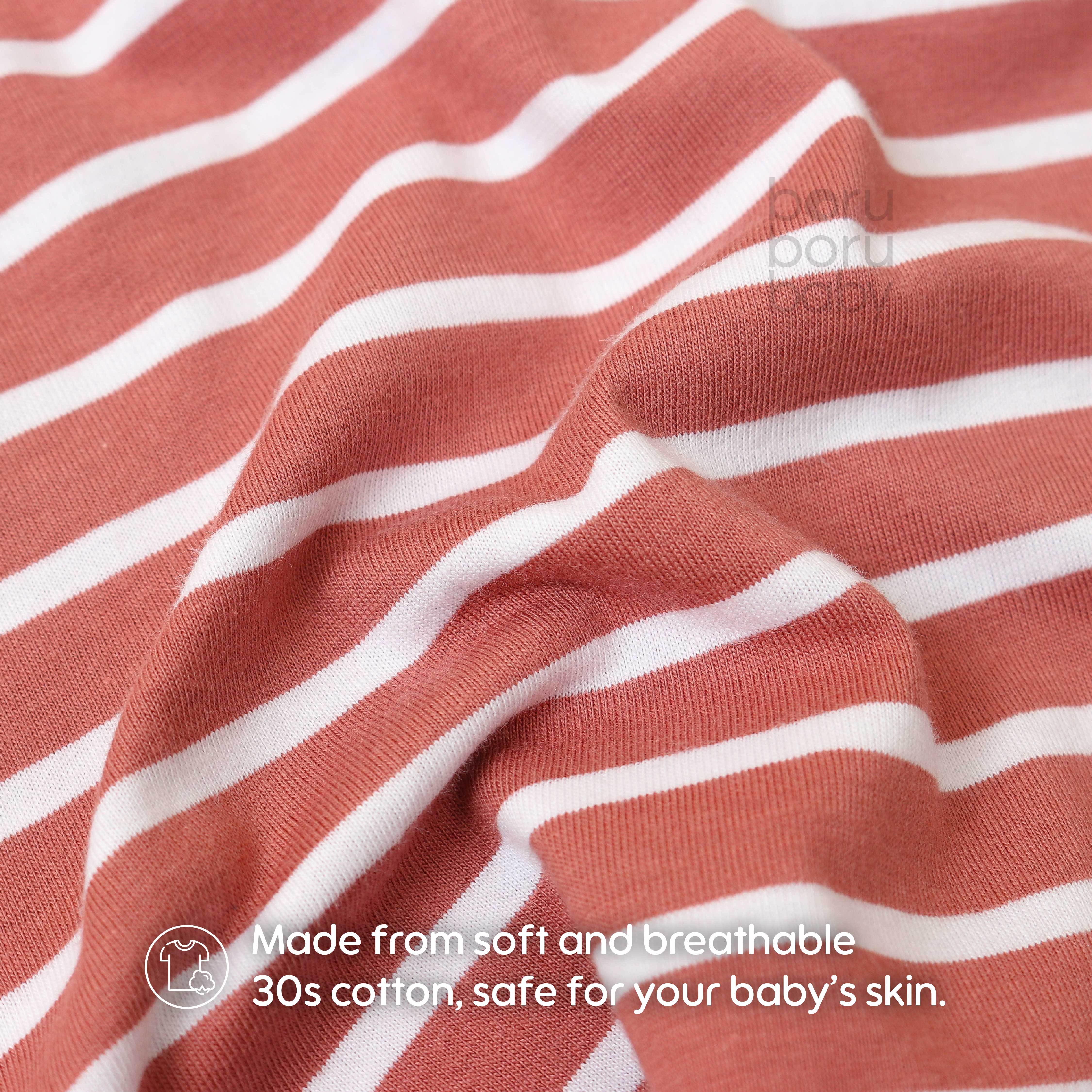 Baby Strip Shirt - Kaos Tangan Panjang Polos Stripe Bayi - Tshirt Long Sleeve Pattern Garis Mix Match