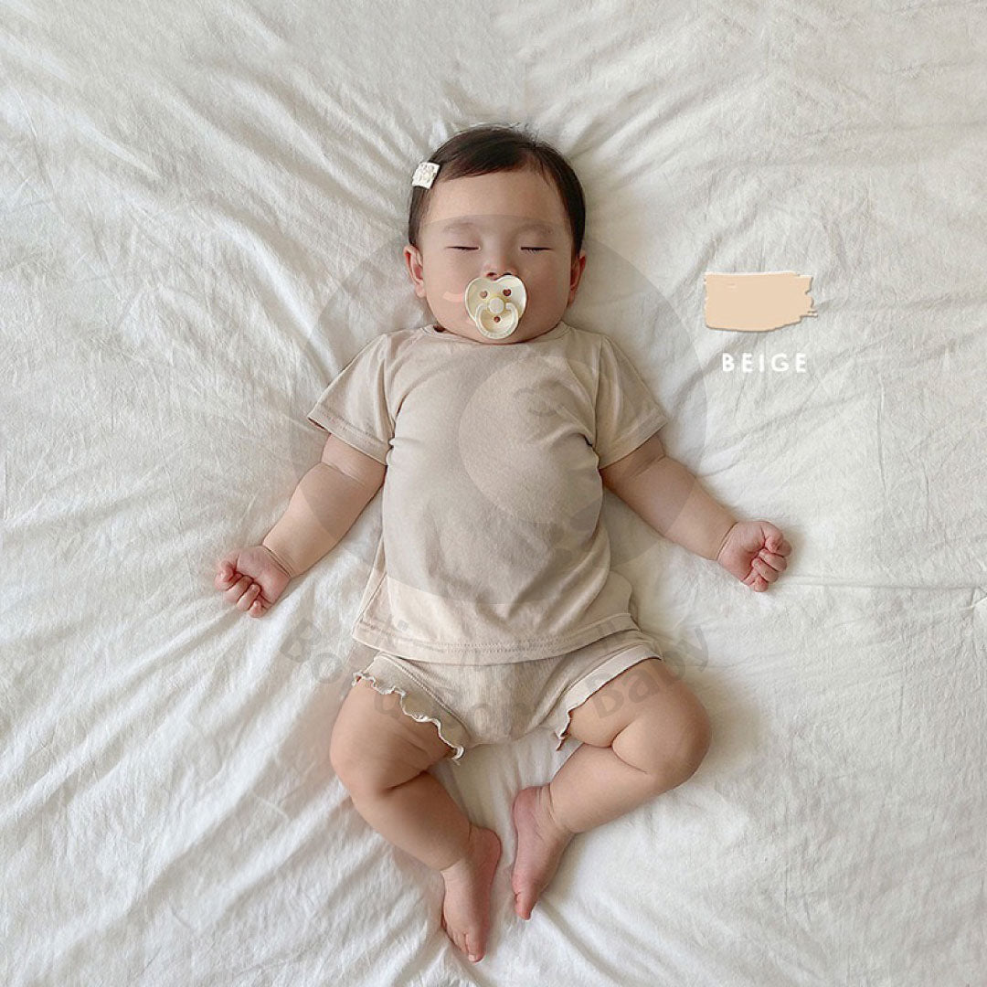 Simple basic top - Kaos atasan bayi - Tshirt bayi polos Premium