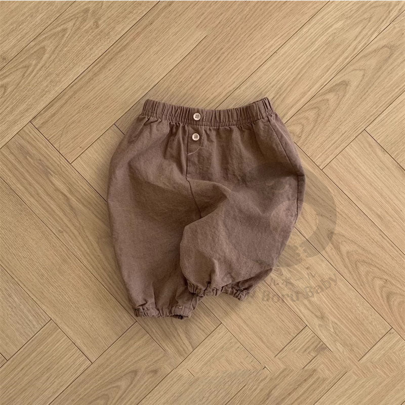 Baby Basic Pants - Celana Bayi Unisex - Celana Linen Bayi