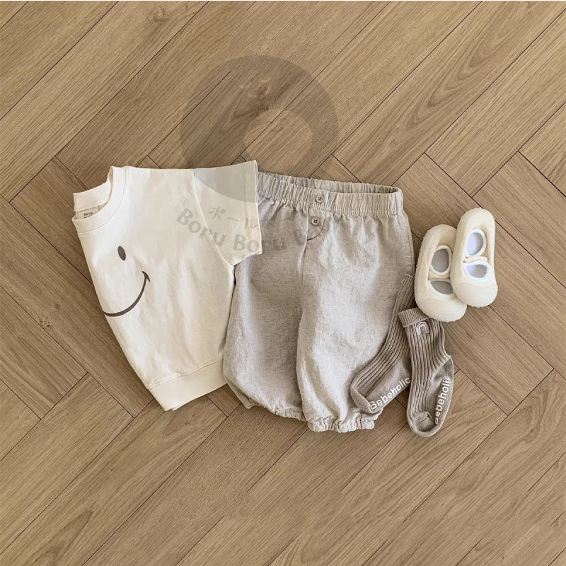 Baby Basic Pants - Celana Bayi Unisex - Celana Linen Bayi