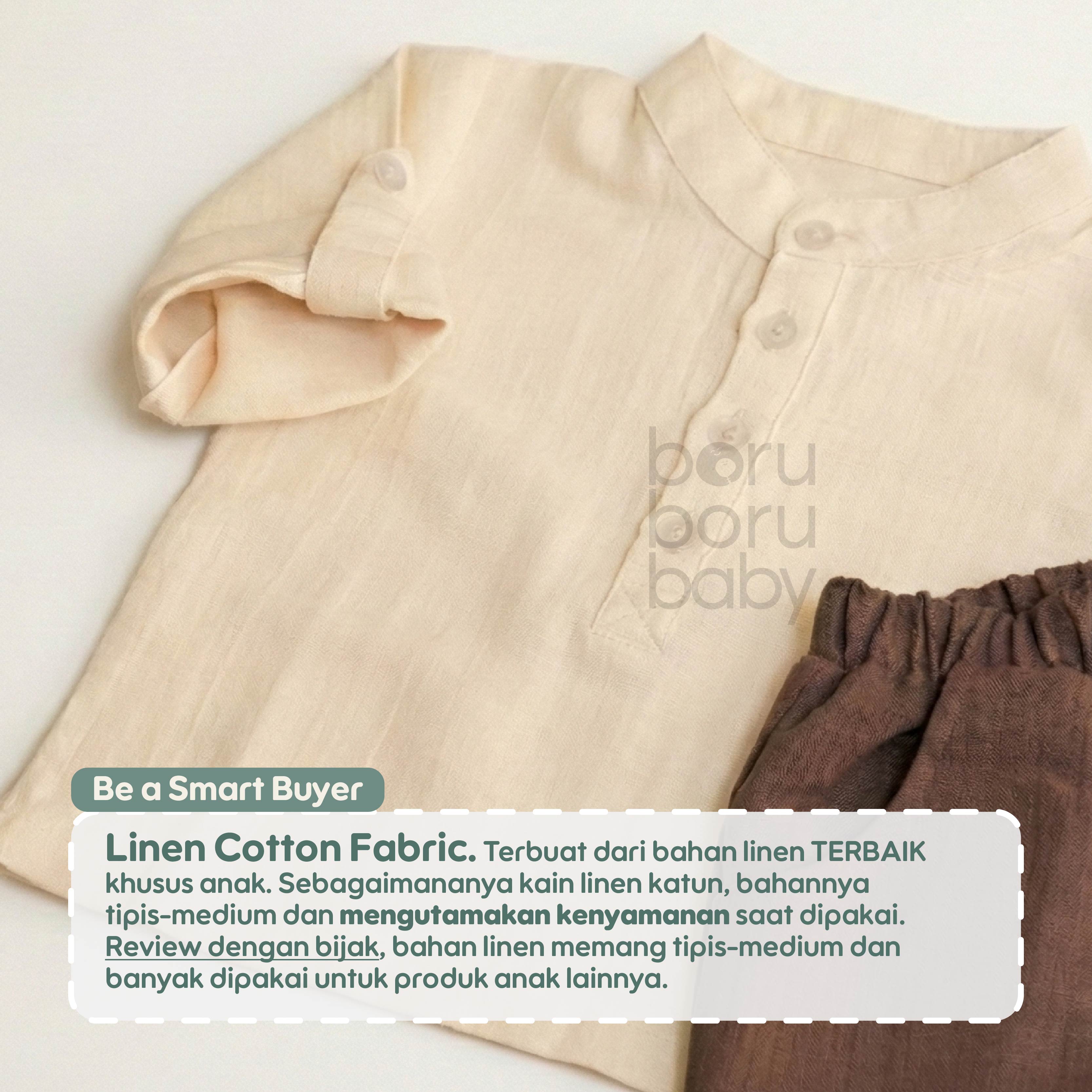 Baju Bayi Muslim Paket - Zayan Baju Koko Set - Kemeja Celana Casual
