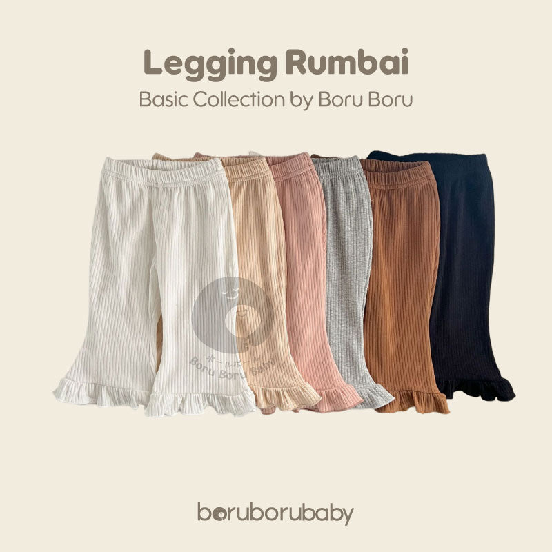 Baby Girl Legging Cutbray - Legging Cut Bray Bayi Perempuan - Legging Knit Anak