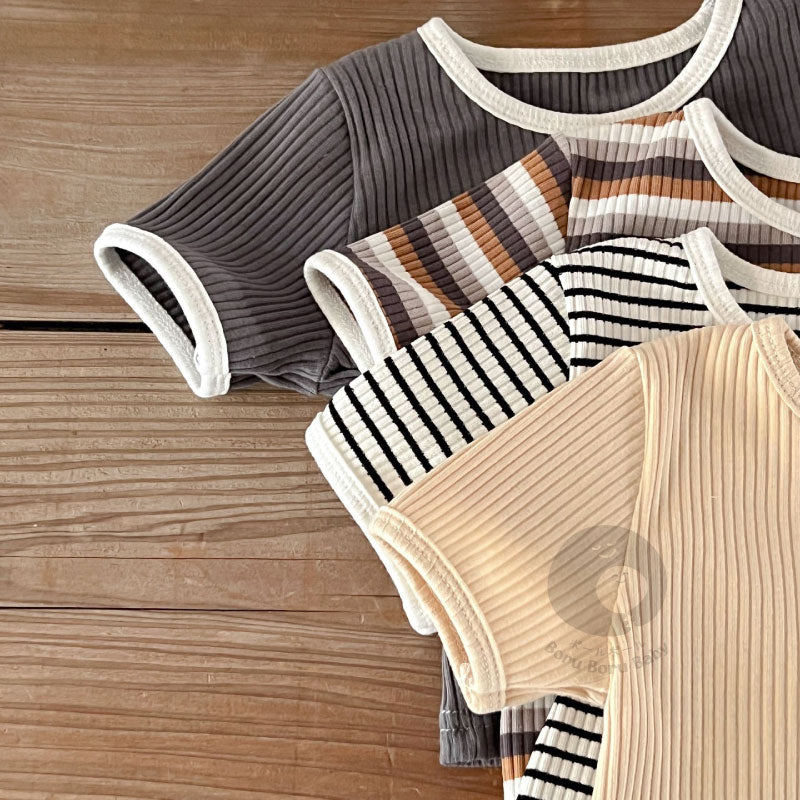 Saki Baby Summer Set UNISEX - Paket Baju Celana Setelan Bayi Musim Gugur