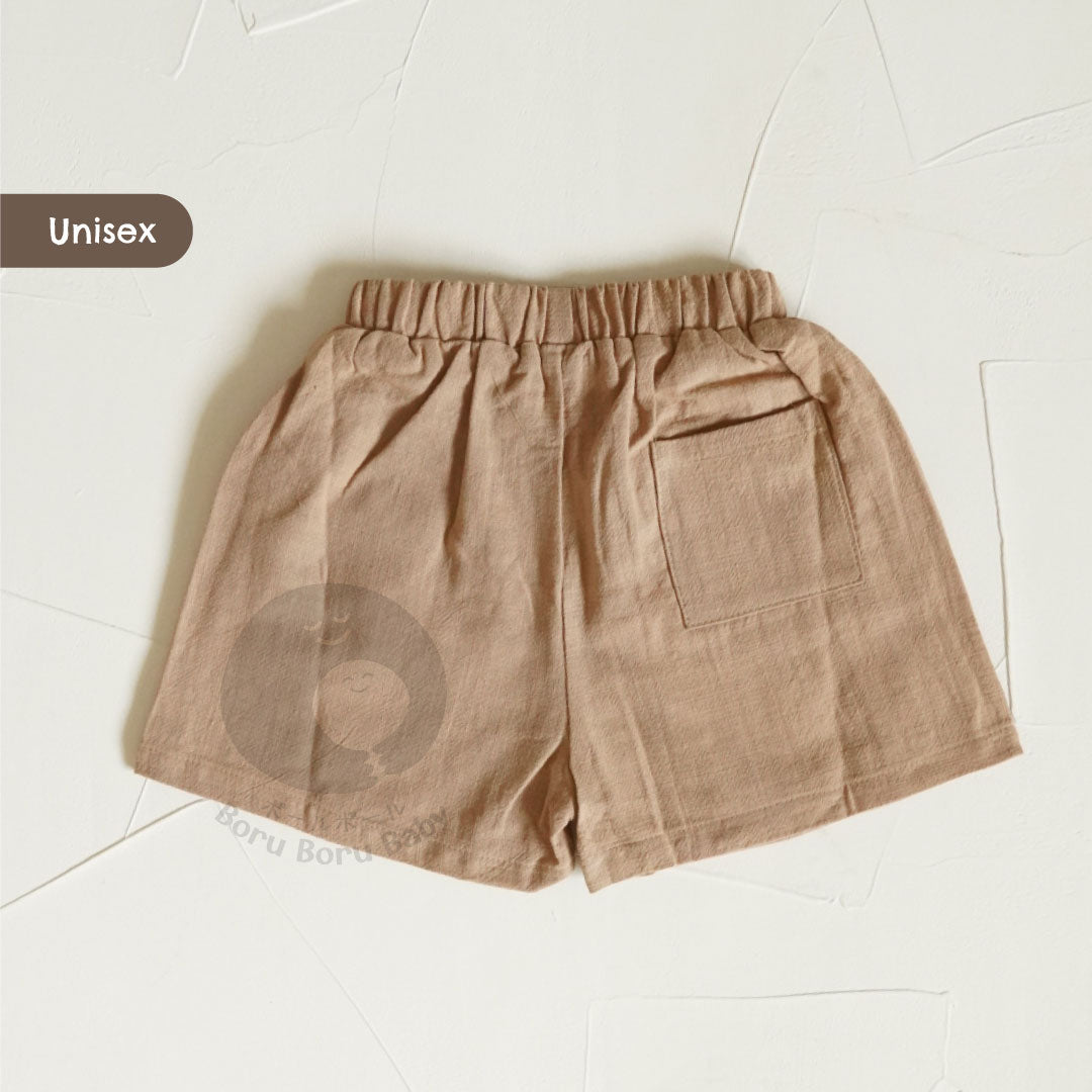 Baby Basic Short Pants - Celana Pendek Bayi Unisex - Celana Linen Bayi Premium