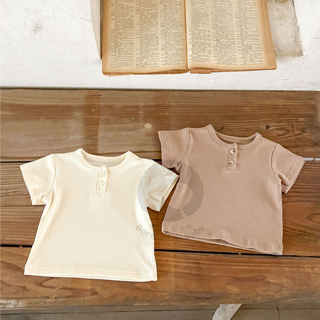 Baby Needle Rip Tshirt - Tshirt Basic Bayi - Baju Baby Basic