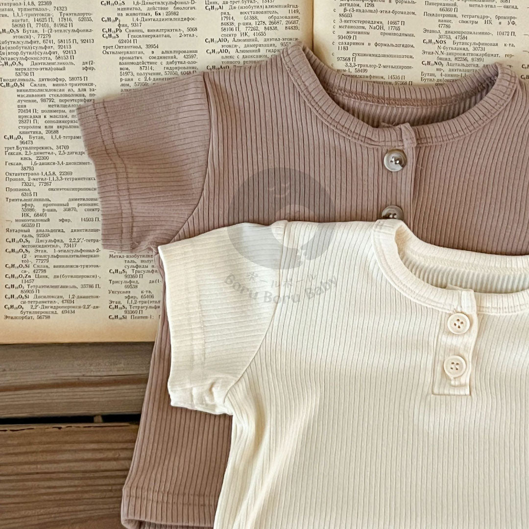 Baby Needle Rip Tshirt - Tshirt Basic Bayi - Baju Baby Basic