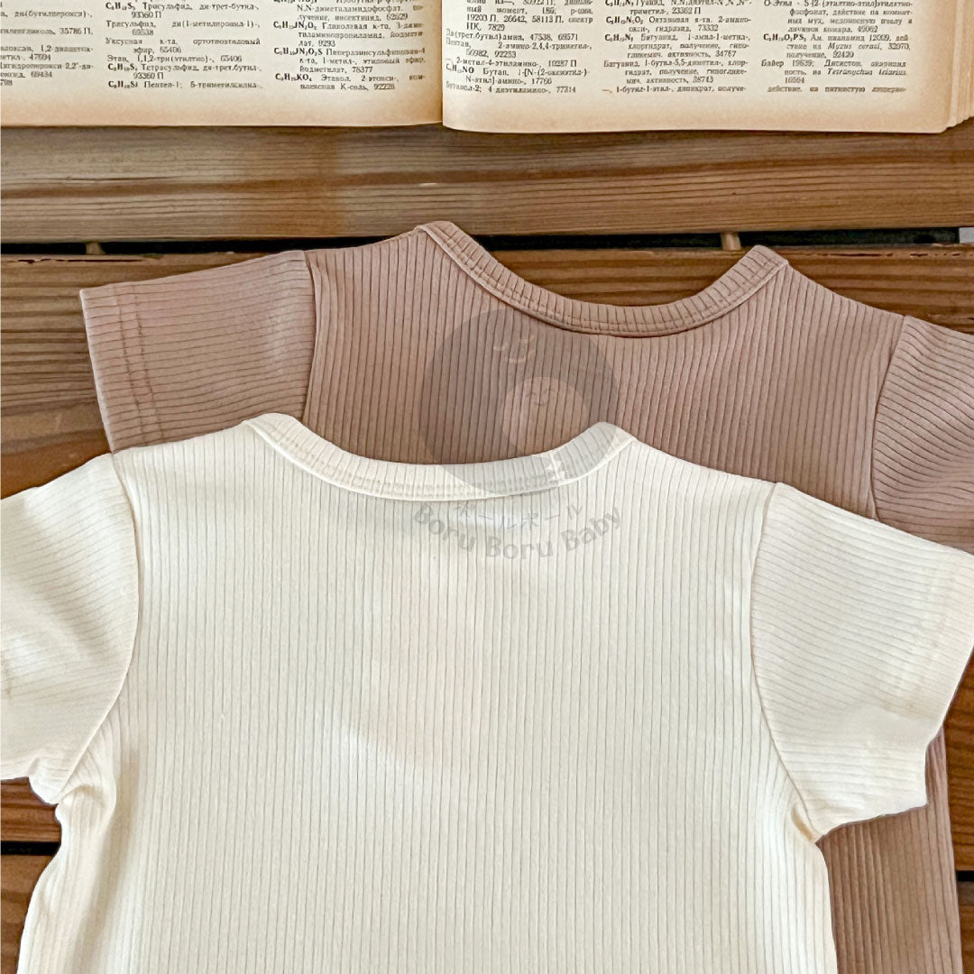 Baby Needle Rip Tshirt - Tshirt Basic Bayi - Baju Baby Basic