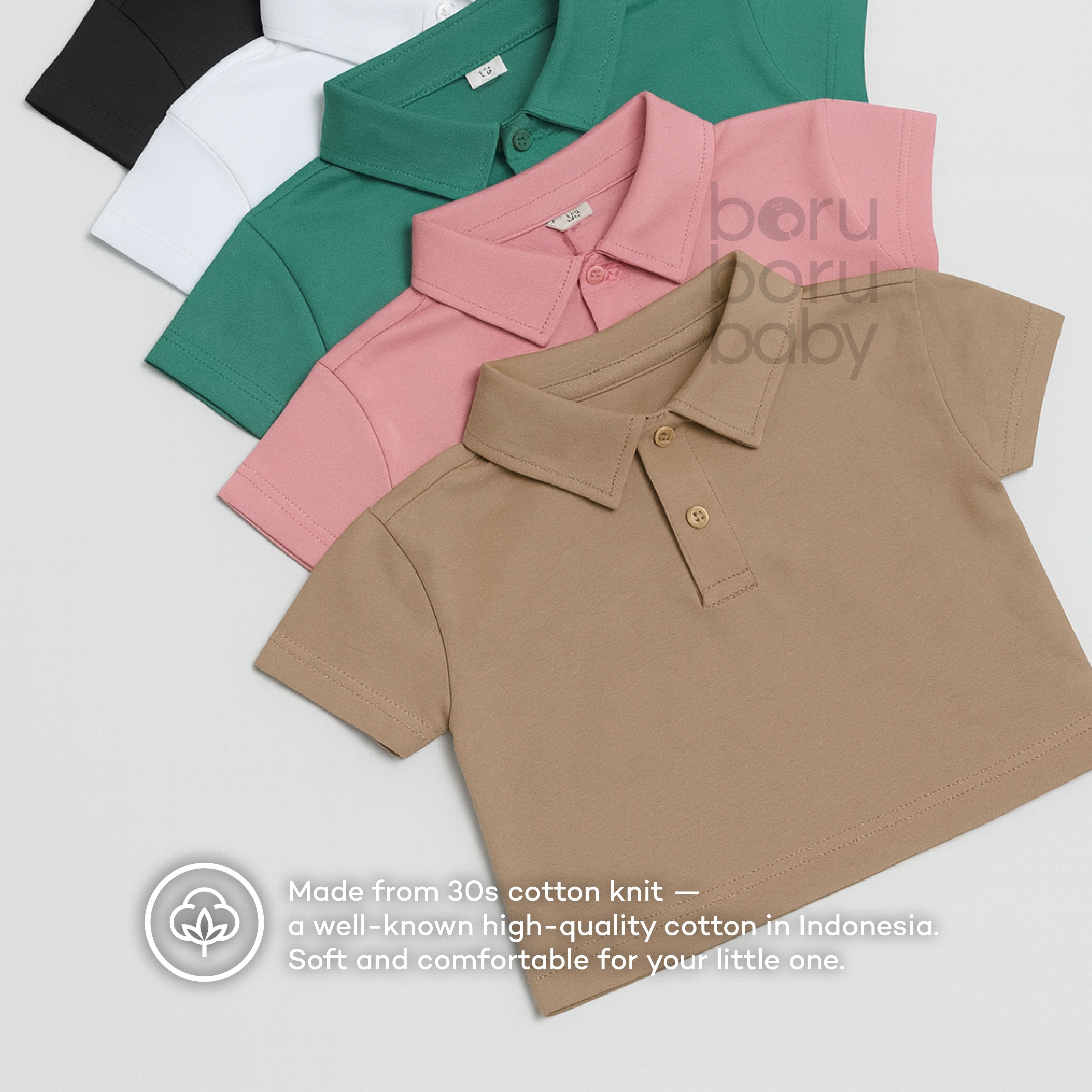 POLOO Tshirt - polo baby kids basic - polo Oversize Shirt anak sport
