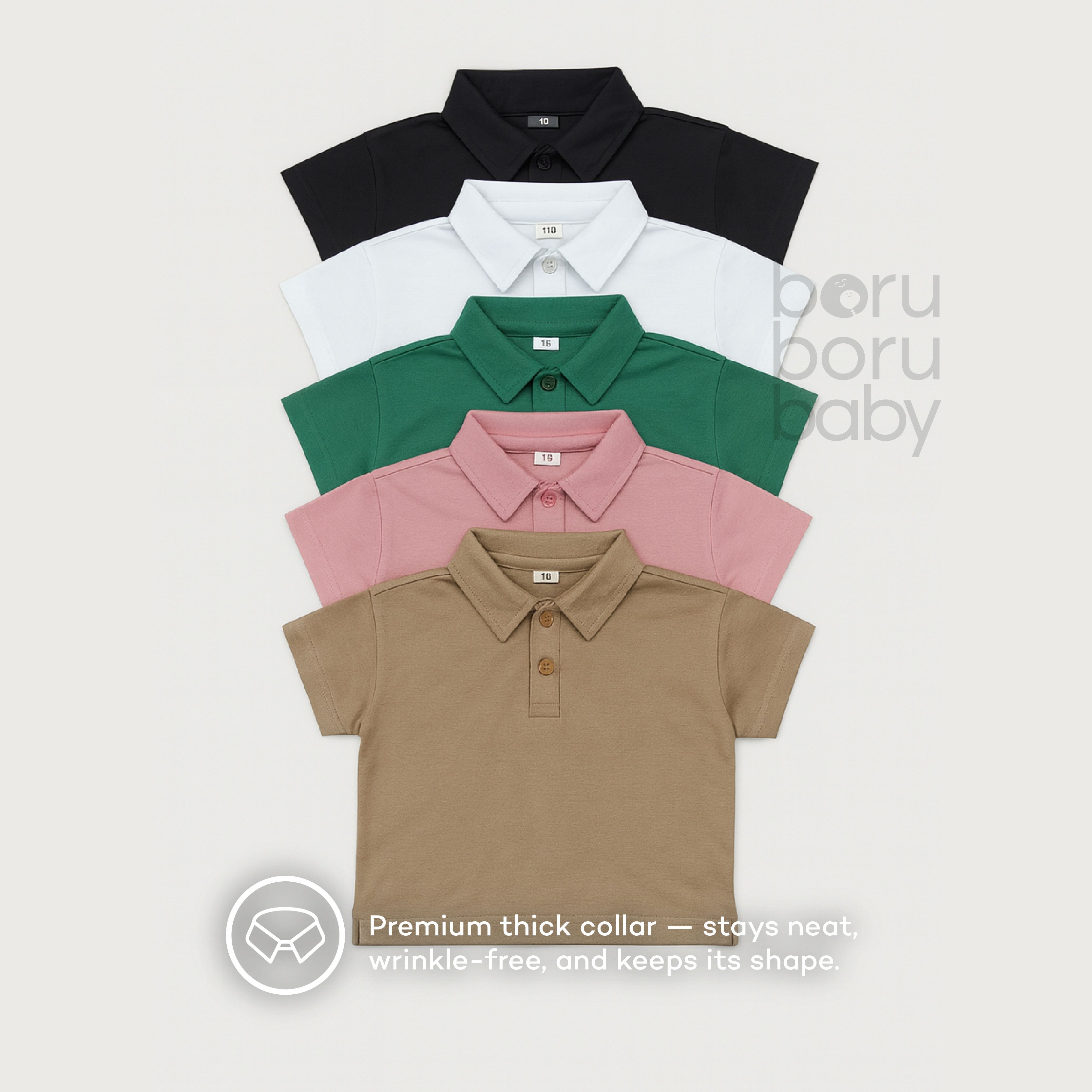 POLOO Tshirt - polo baby kids basic - polo Oversize Shirt anak sport