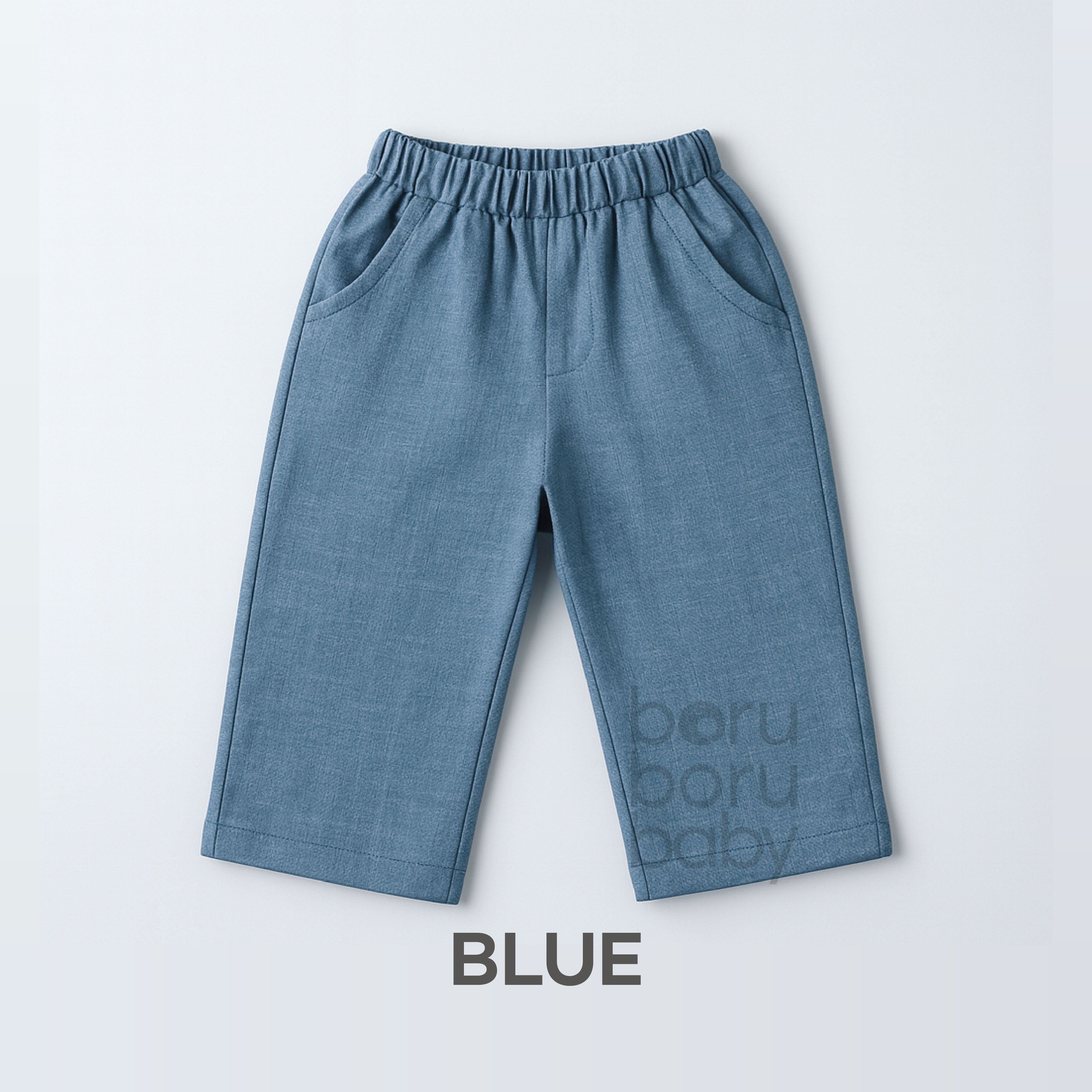 Basic Linen Long Pants - Celana panjang linen bayi & anak - Celana kulot unisex