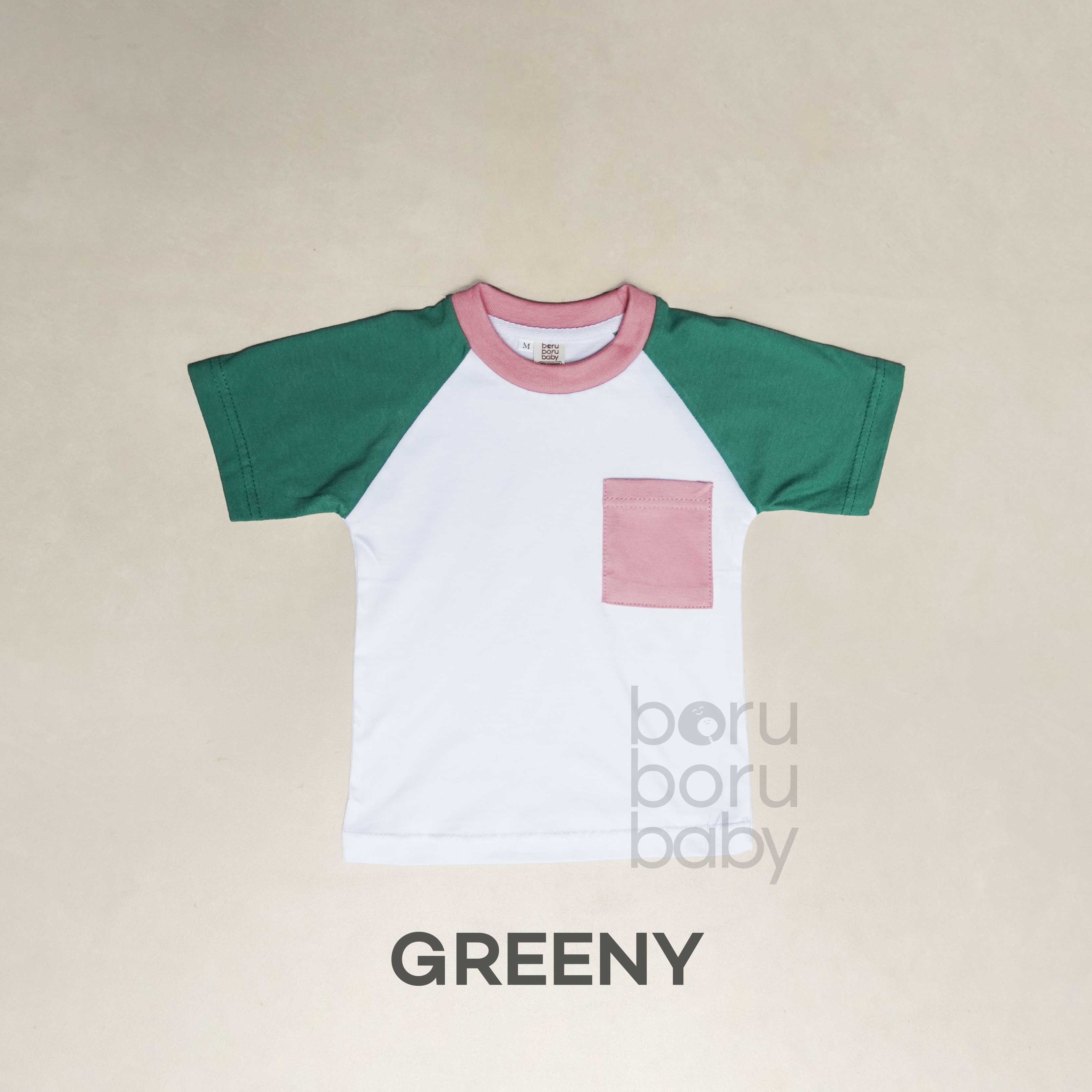 Mimo Raglan Tshirt - Kaos kombinasi basic bayi & anak - Oversize shirt