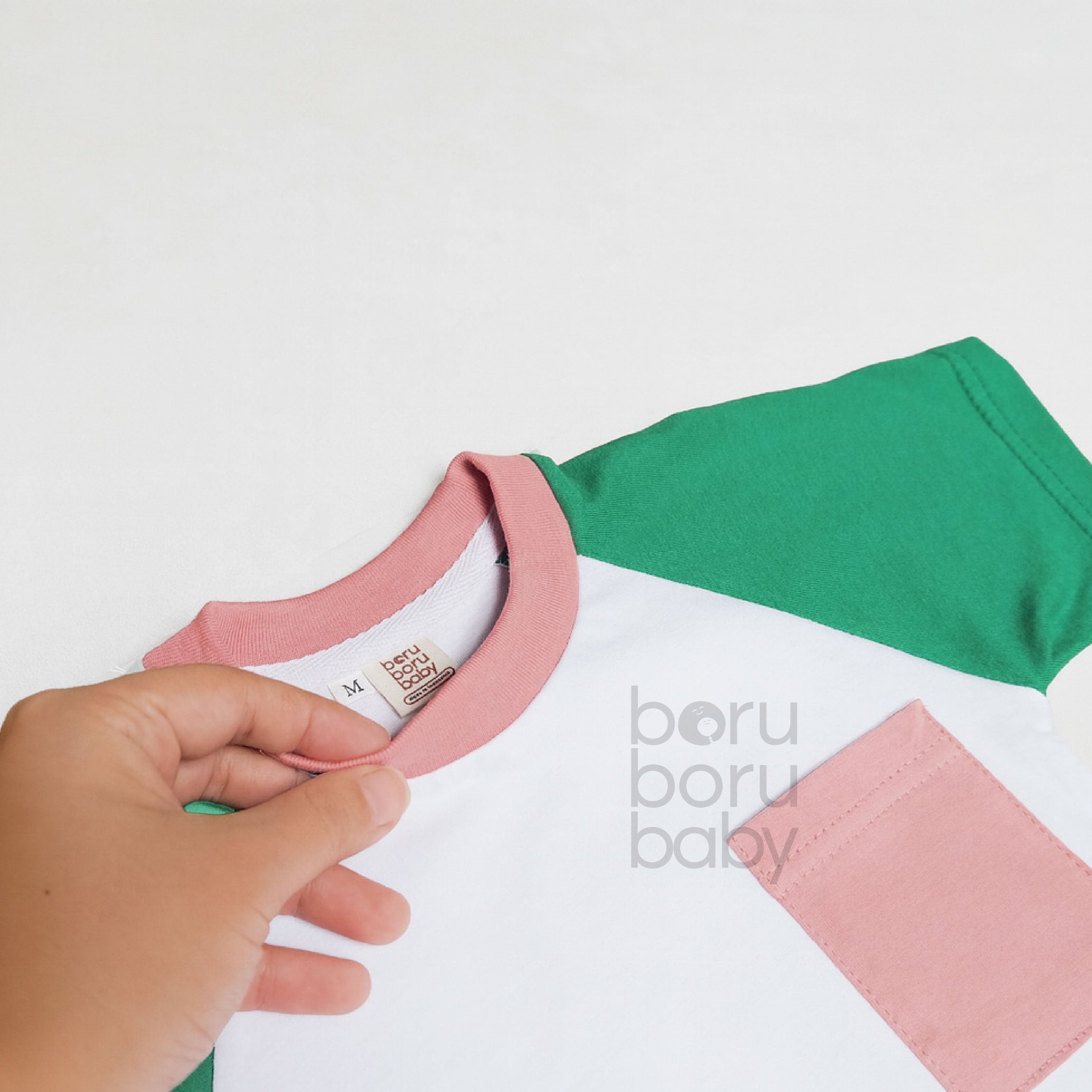 Mimo Raglan Tshirt - Kaos kombinasi basic bayi & anak - Oversize shirt