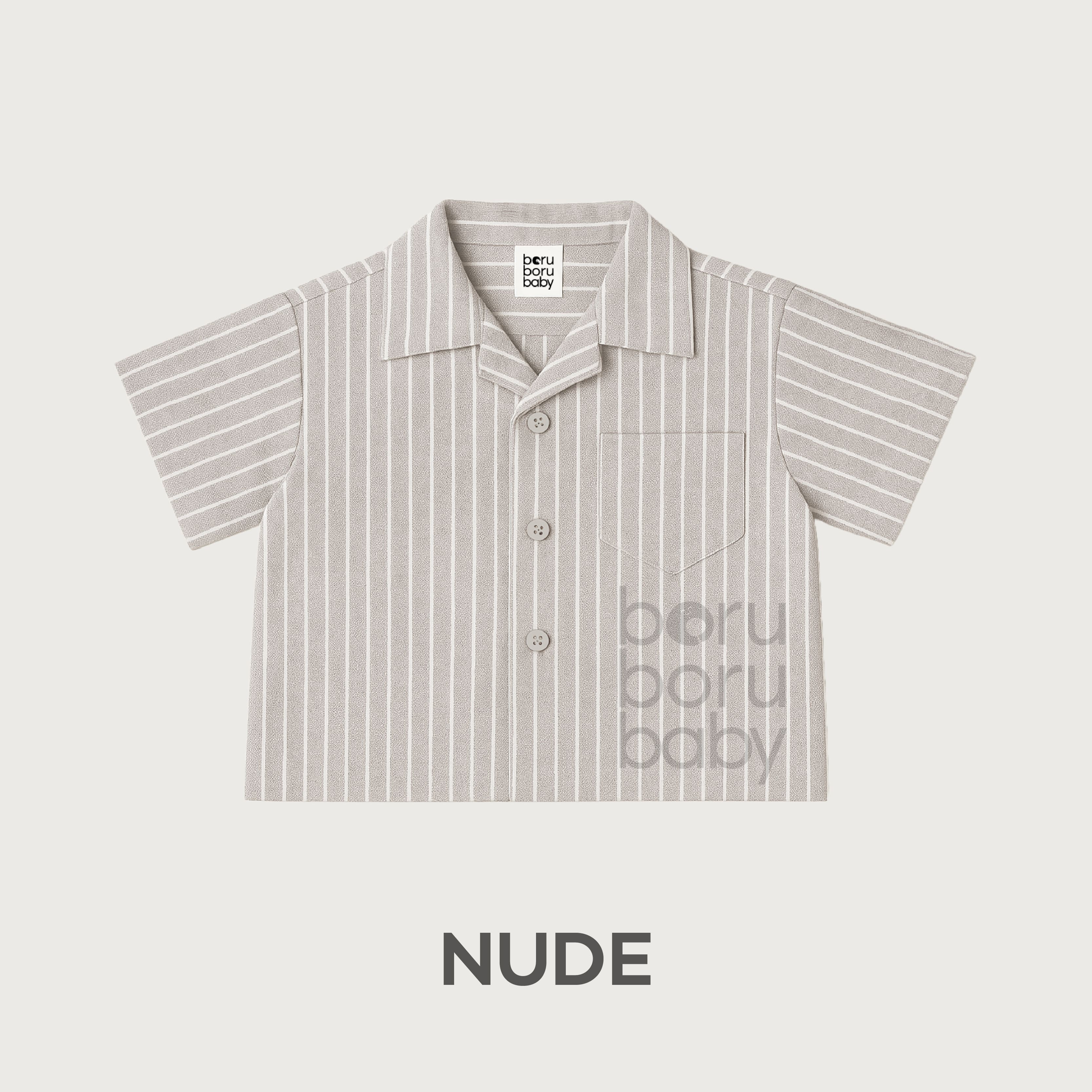 Nao Relaxed Shirt - Kemeja Bowling Bayi Unisex - Kemeja Relax Anak Unisex