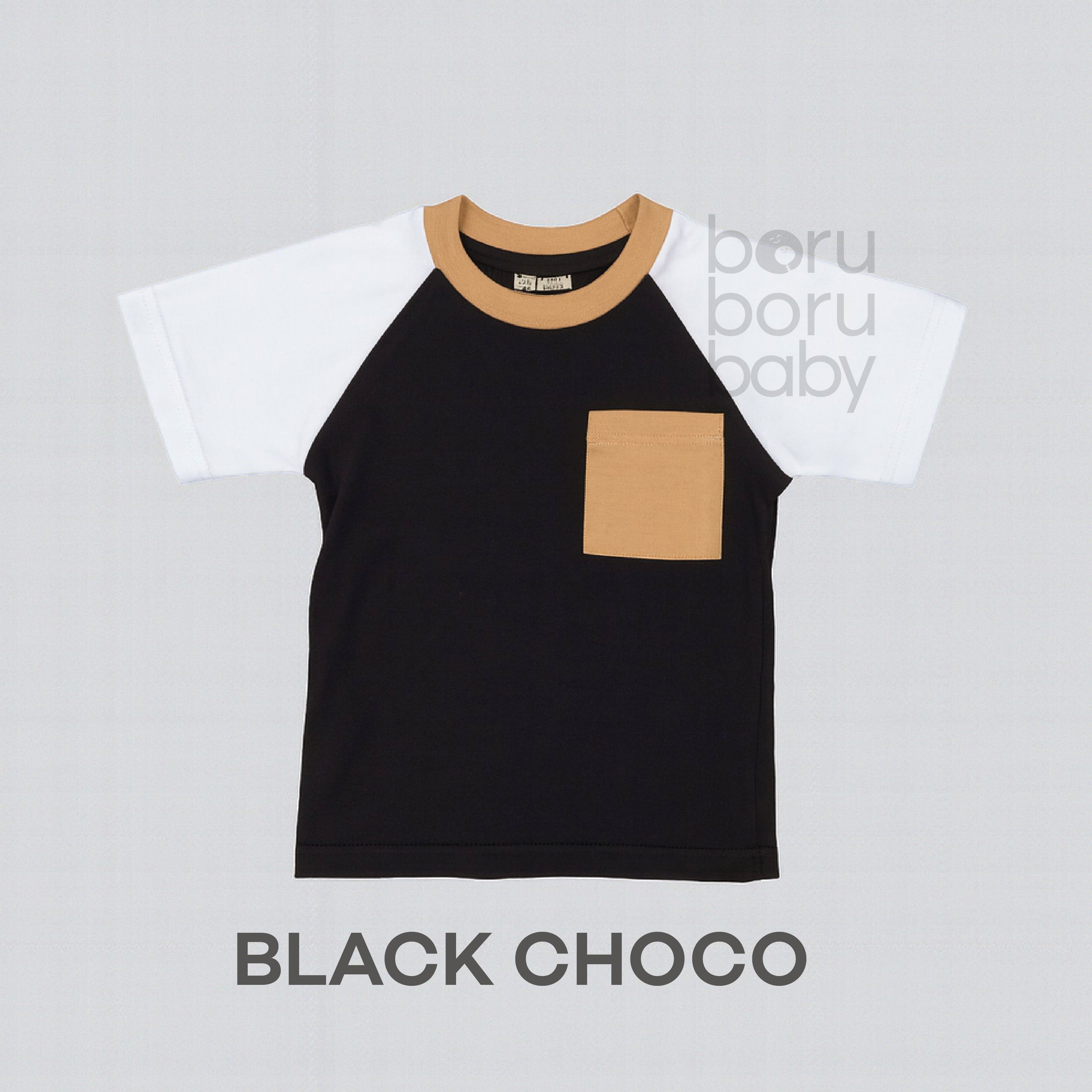 Mimo Raglan Tshirt - Kaos kombinasi basic bayi & anak - Oversize shirt