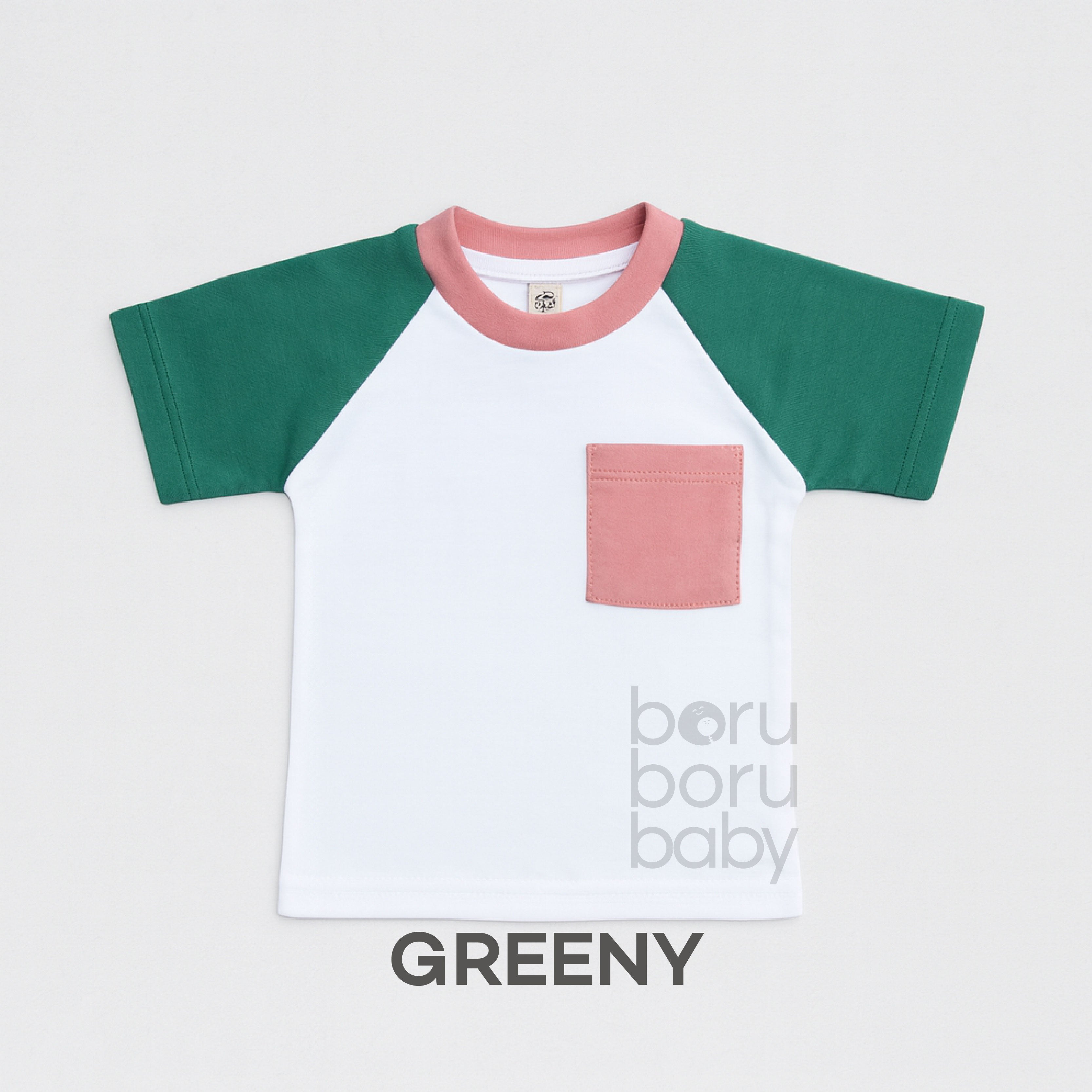 Mimo Raglan Tshirt - Kaos kombinasi basic bayi & anak - Oversize shirt