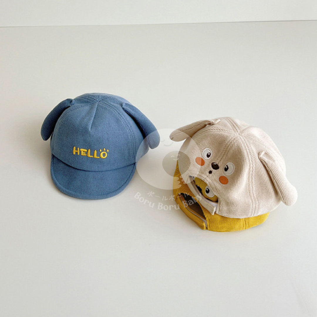 TOPI BAYI LUCU - PUPPY CAP - TOPI BAYI 3D - TOPI PUPPY