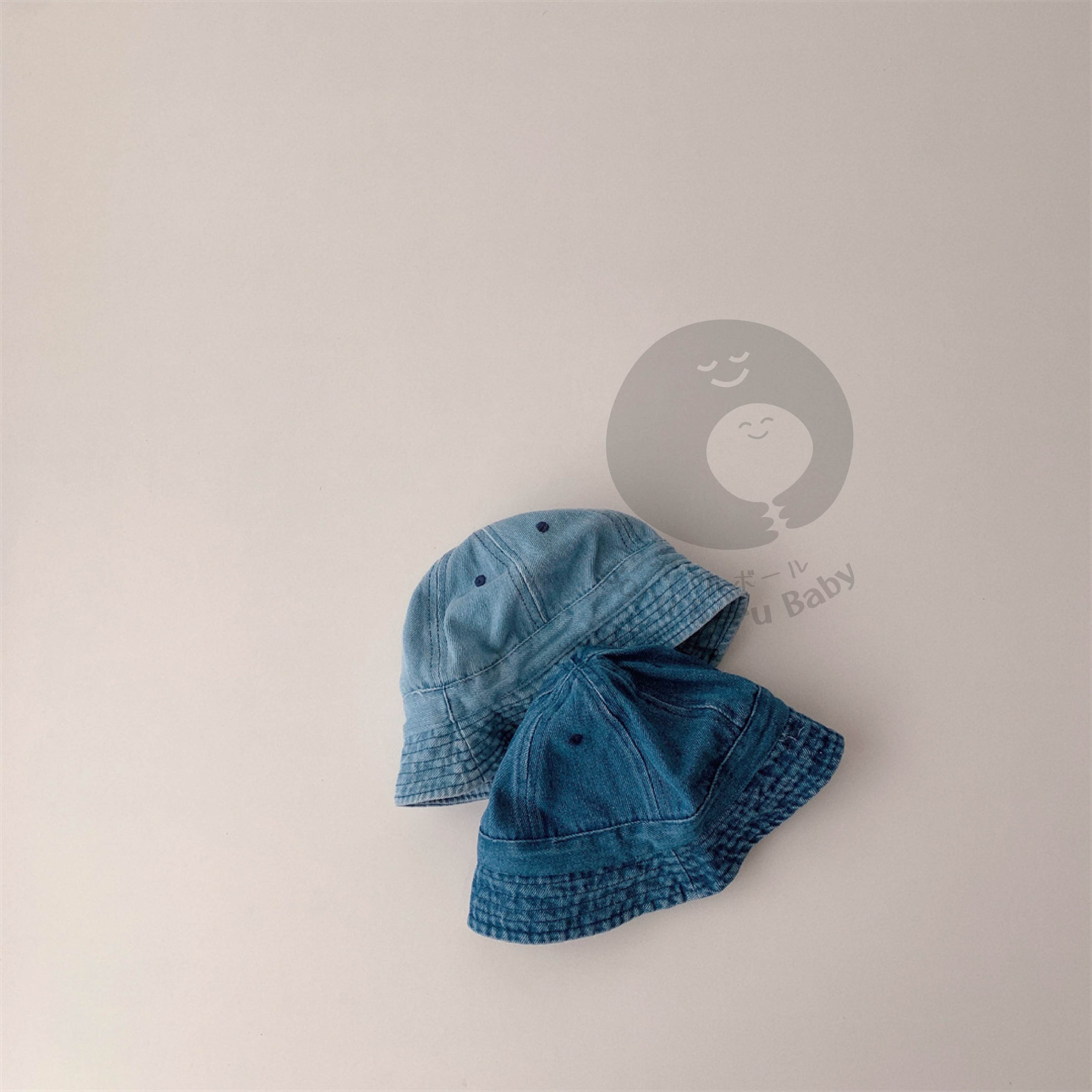 Topi denim bayi unisex - Lior Bucket Hat - Topi jeans outdoor anak