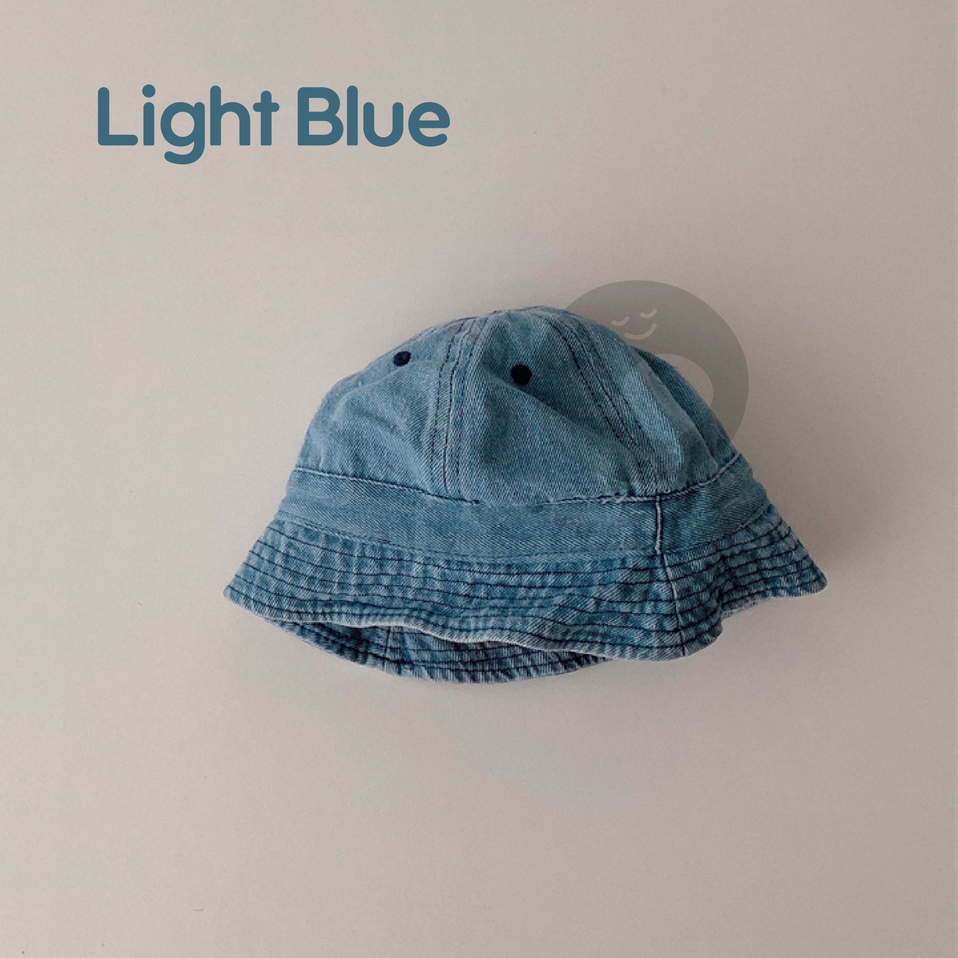 Topi denim bayi unisex - Lior Bucket Hat - Topi jeans outdoor anak