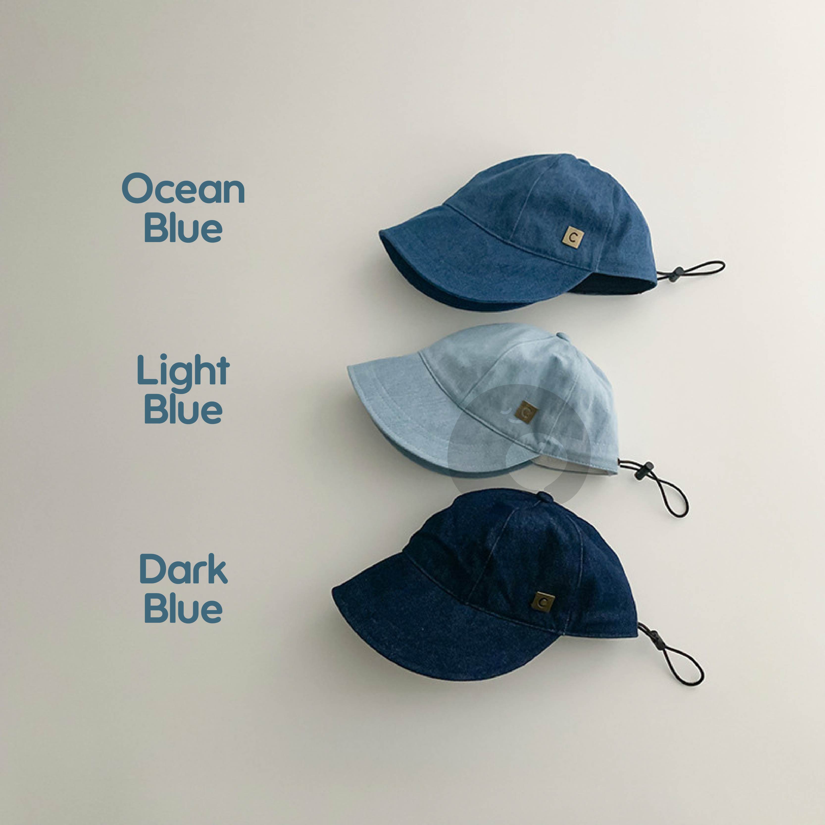 Topi denim bayi unisex - Luca Baseball Cap - Topi jeans outdoor anak