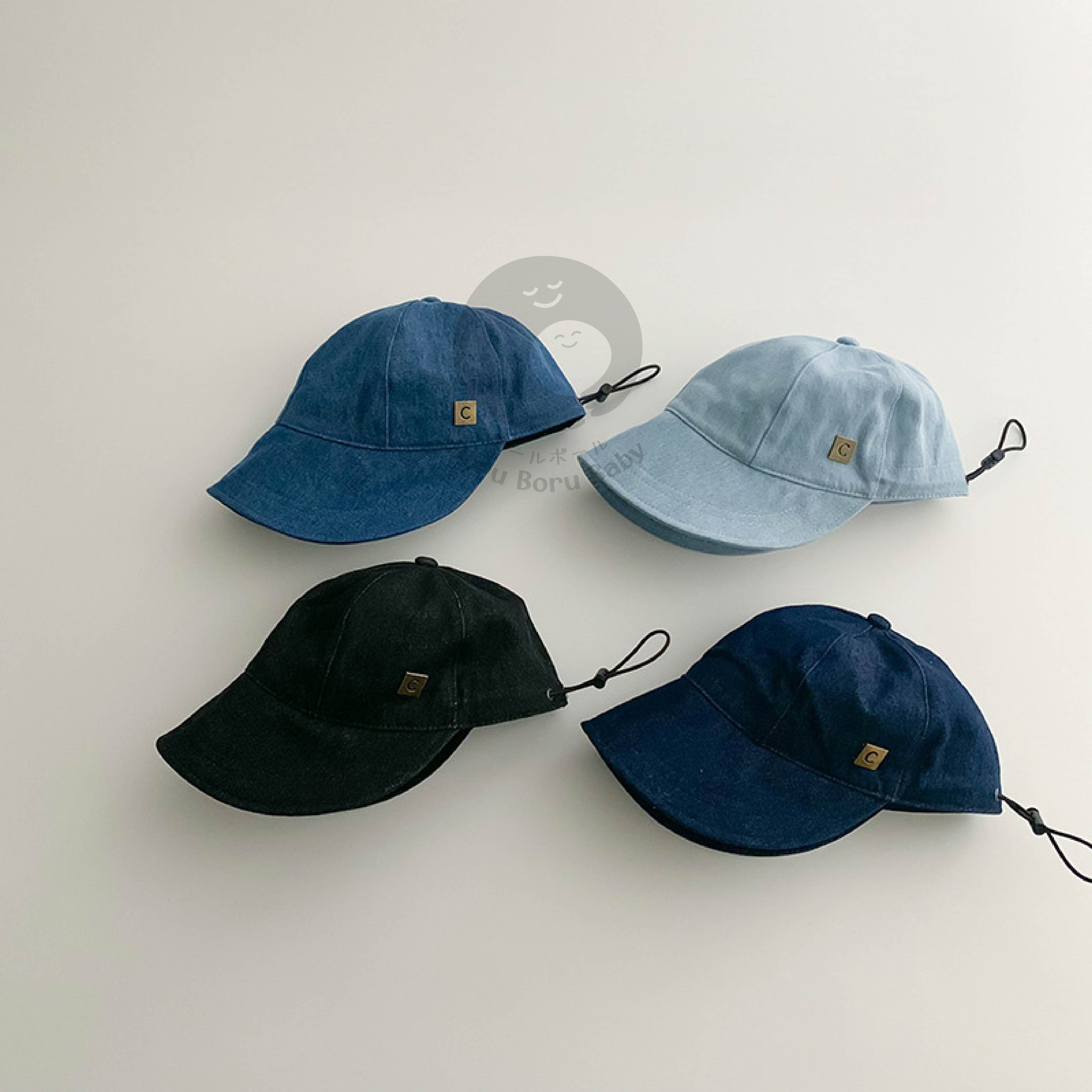 Topi denim bayi unisex - Luca Baseball Cap - Topi jeans outdoor anak