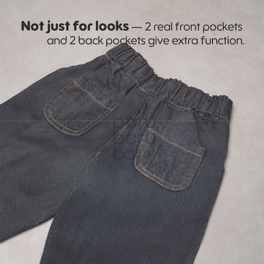 Unisex Celana Panjang Denim Bayi - Jeans Trouser - Baby Boy/Girl Denim Long Pants