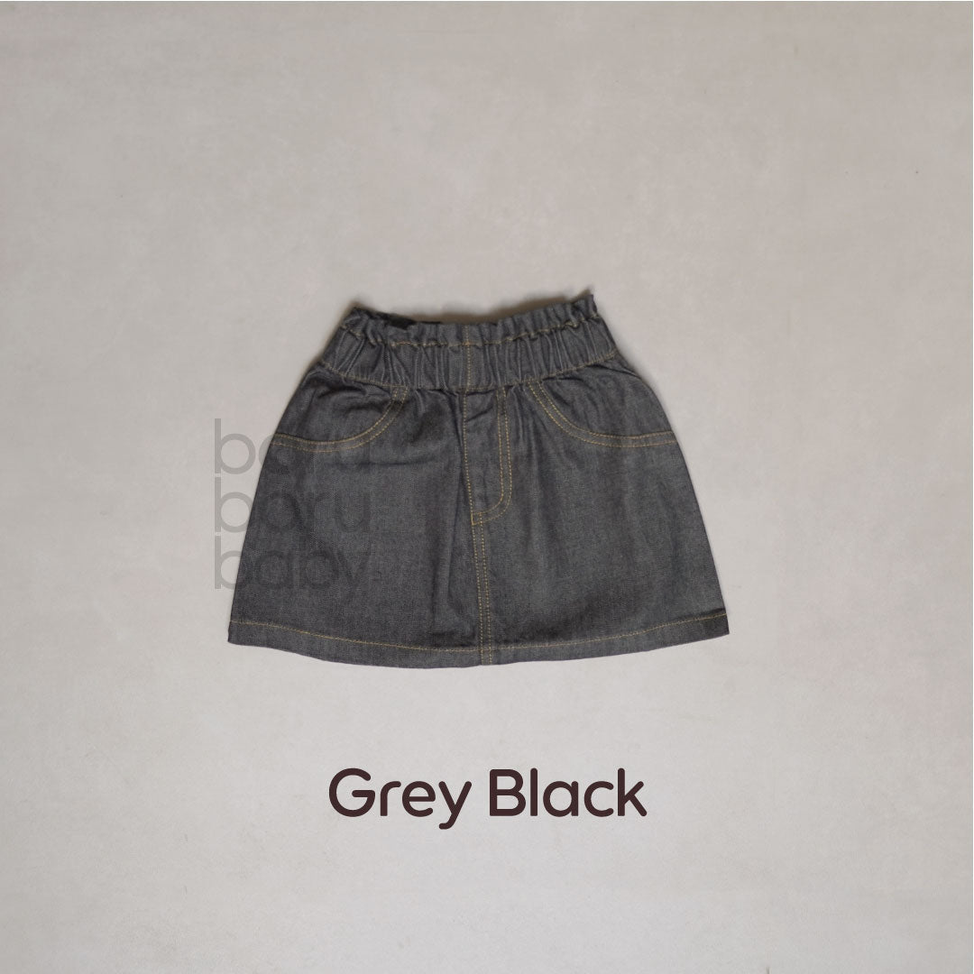 Rok Denim Bayi - Rok Celana Anak Perempuan - Baby Girl Denim Skirt