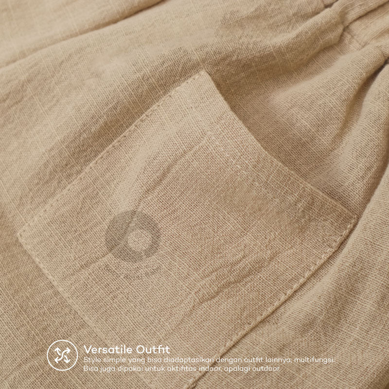 Baby Basic Short Pants - Celana Pendek Bayi Unisex - Celana Linen Bayi