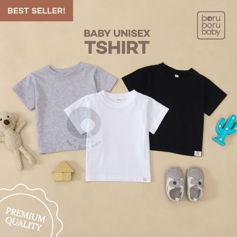 Simple basic top - Kaos atasan bayi - Tshirt bayi polos