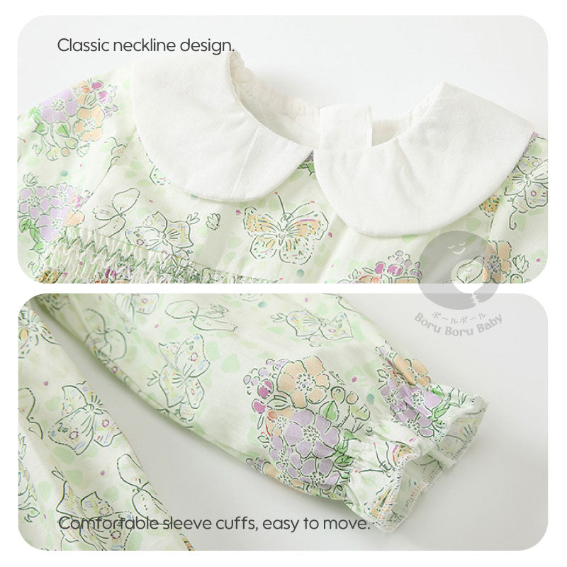 Baju Bayi Europe Style - Kanaya Dress - Baju Rok Bayi Tangan Panjang