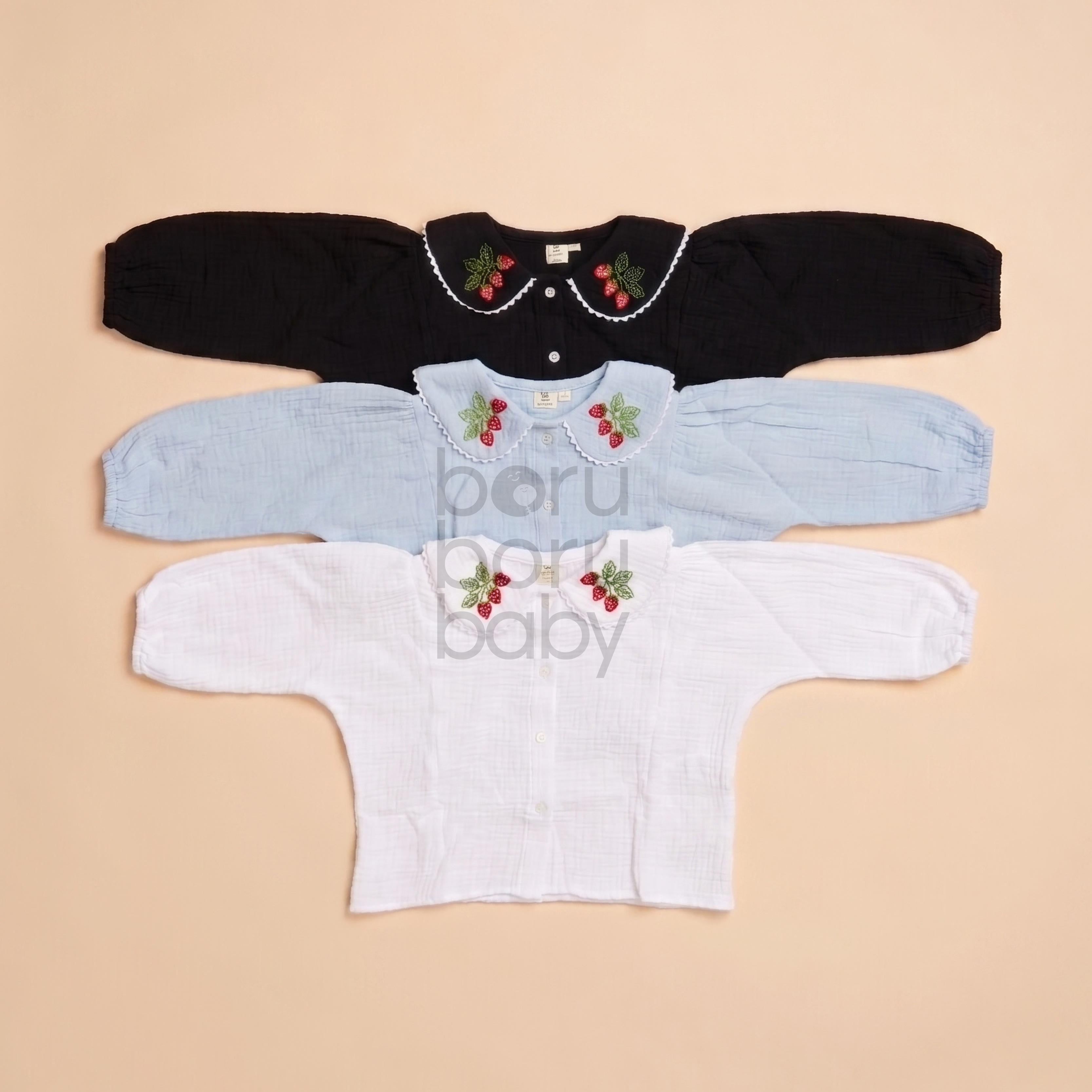 Mina Shirt Baby Girl - Kemeja bayi perempuan - Baju Anak Perempuan