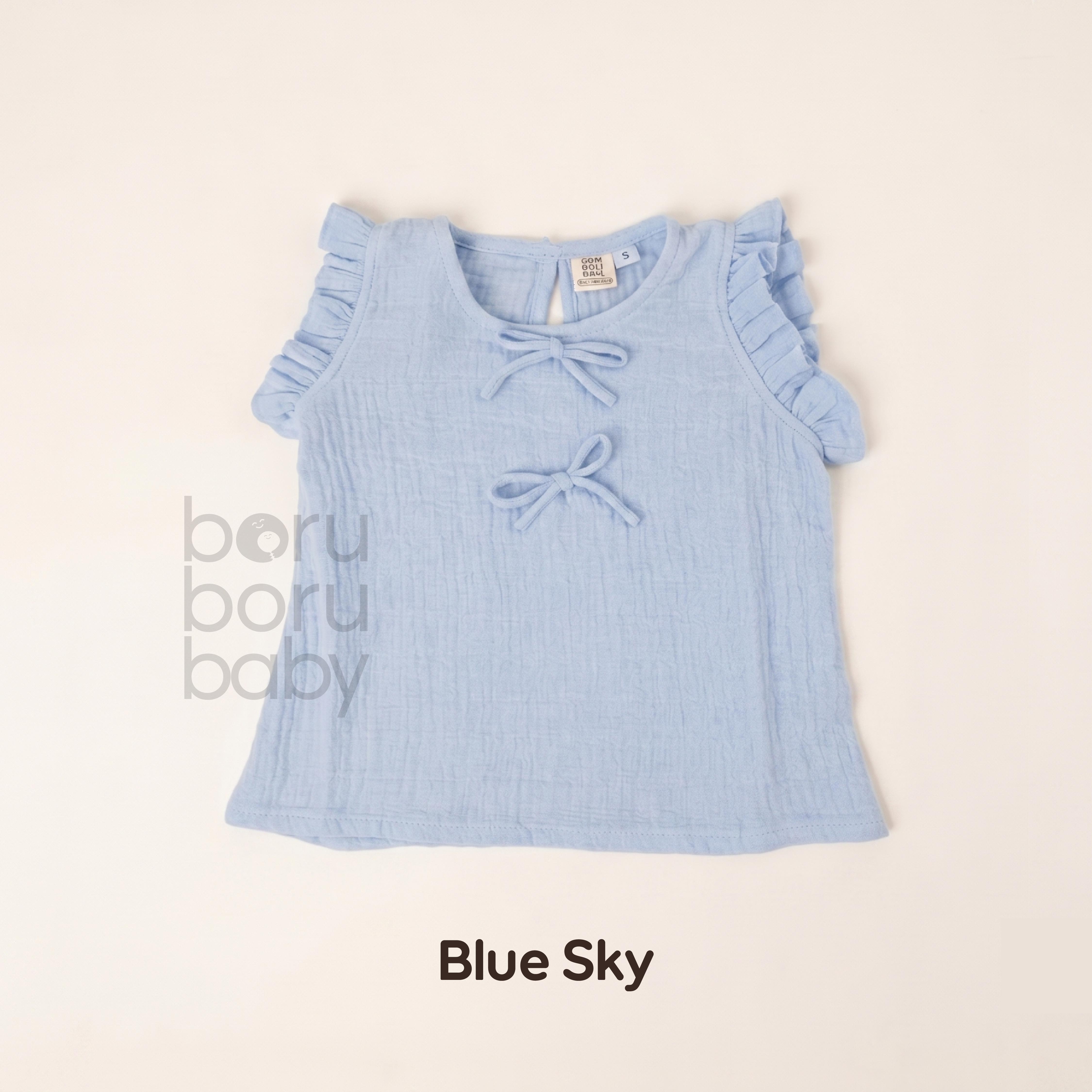 Kaoru Summer Shirt - Kaos Bayi Perempuan - Baju Tangan Kutung Anak Perempuan