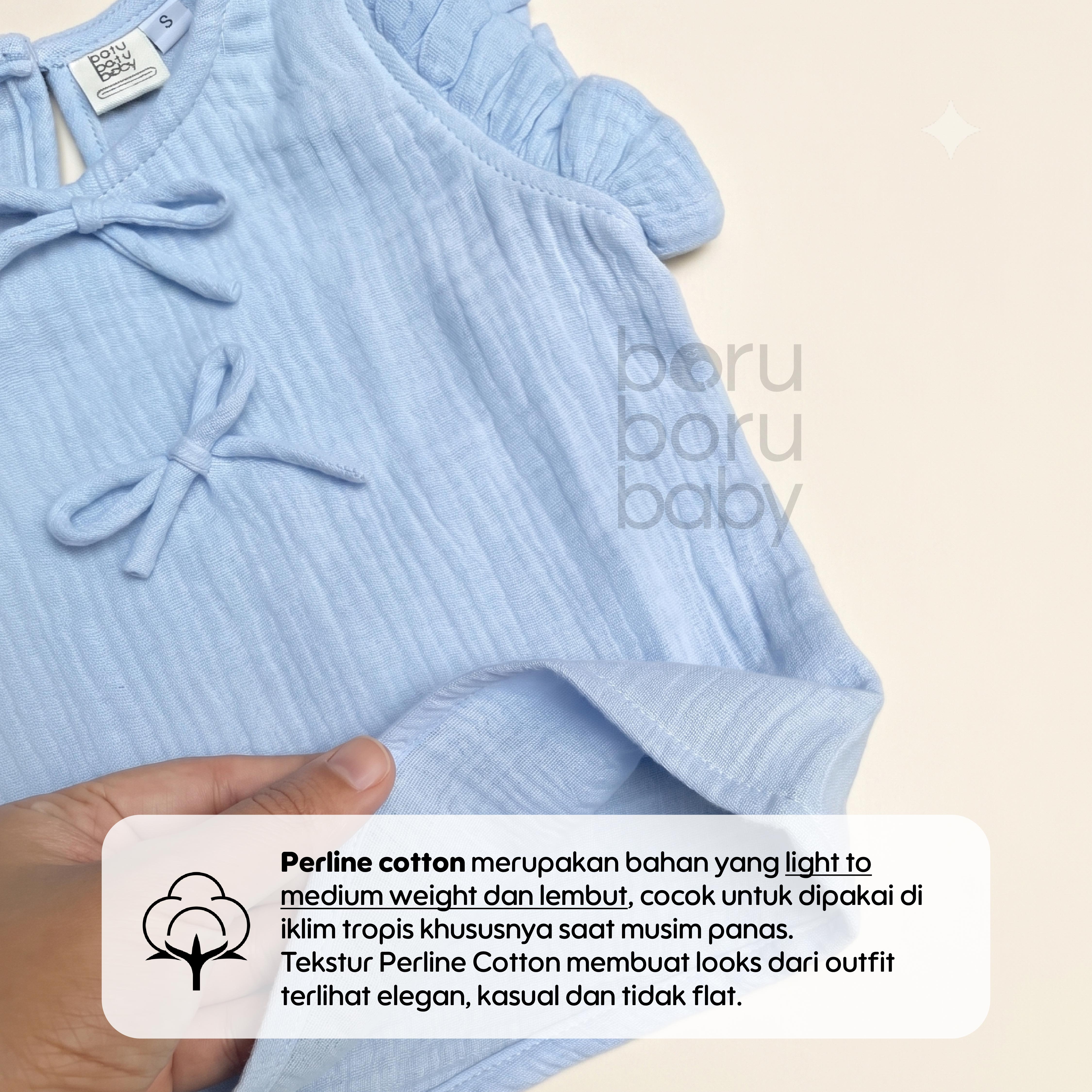 Kaoru Summer Shirt - Kaos Bayi Perempuan - Baju Tangan Kutung Anak Perempuan