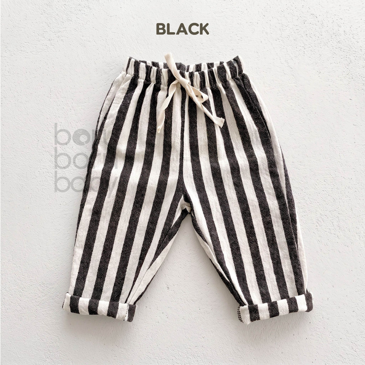 Moko Long Kids Pants - Celana Panjang Anak Stripe - Celana Tropis Anak