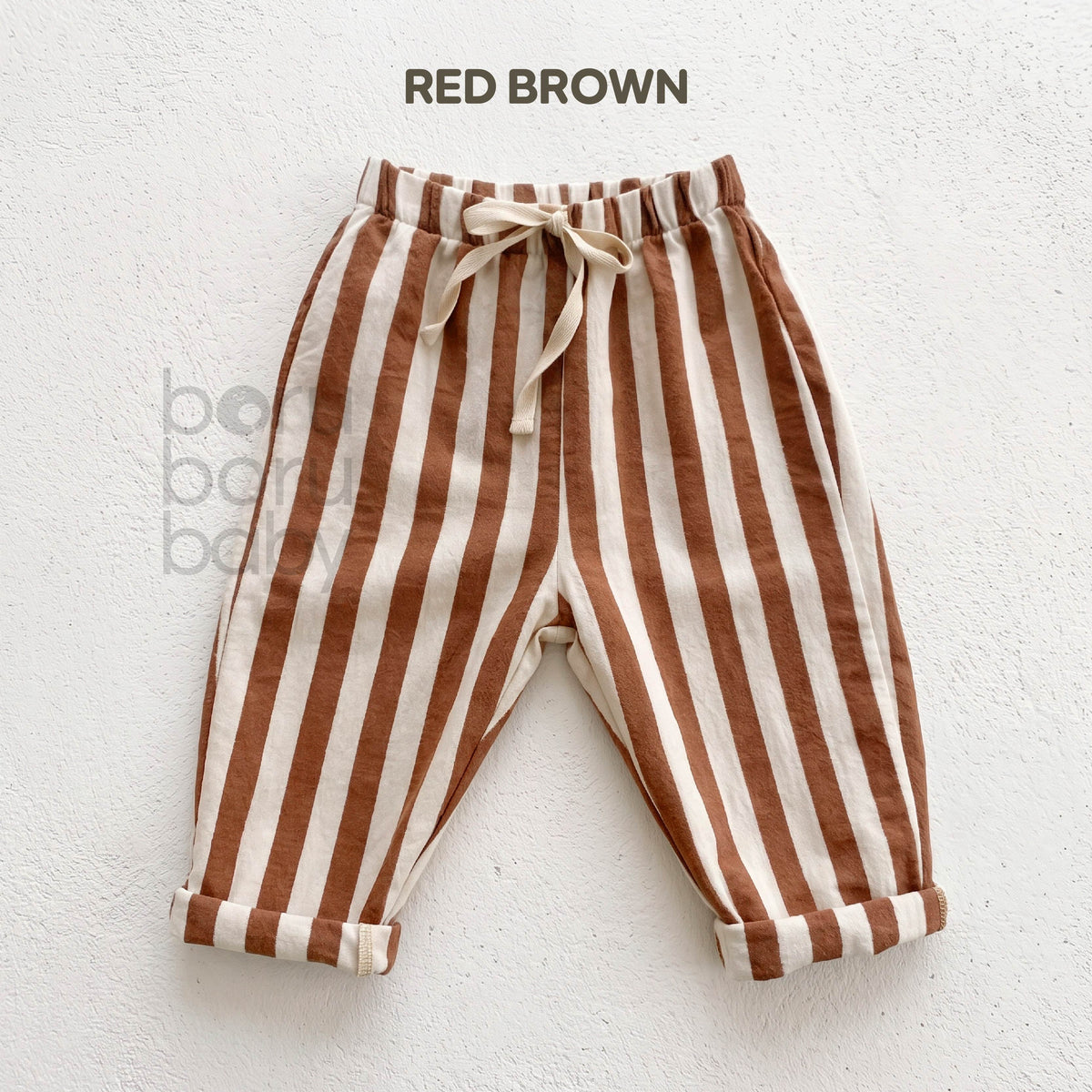 Moko Long Kids Pants - Celana Panjang Anak Stripe - Celana Tropis Anak