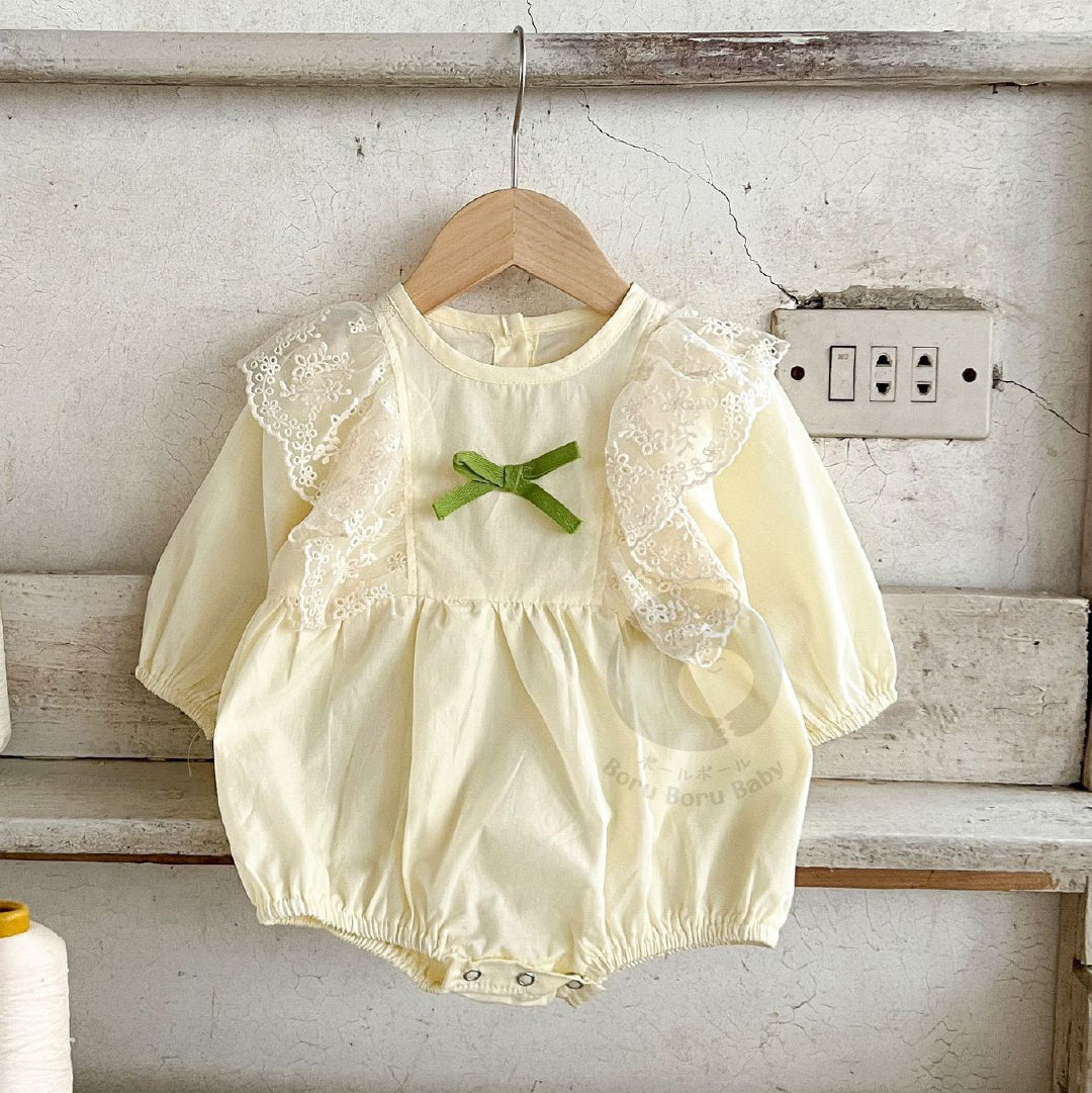 Ruka Romper - White Dress Bayi - Baju Anak Korean Style