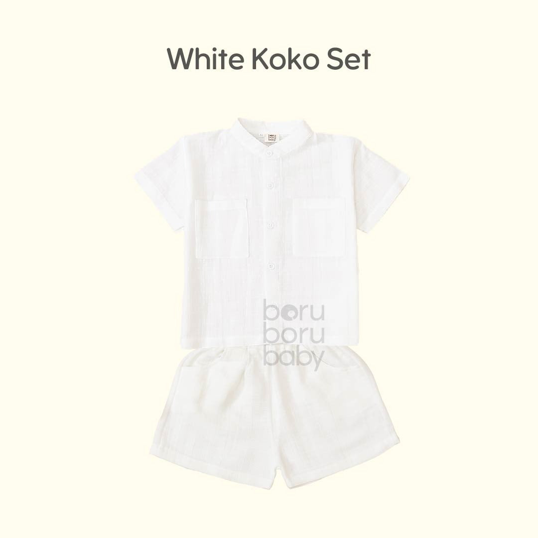 Baju Bayi Koko Premium - Paket Baju celana Casual - Baju Celana Baby Casual