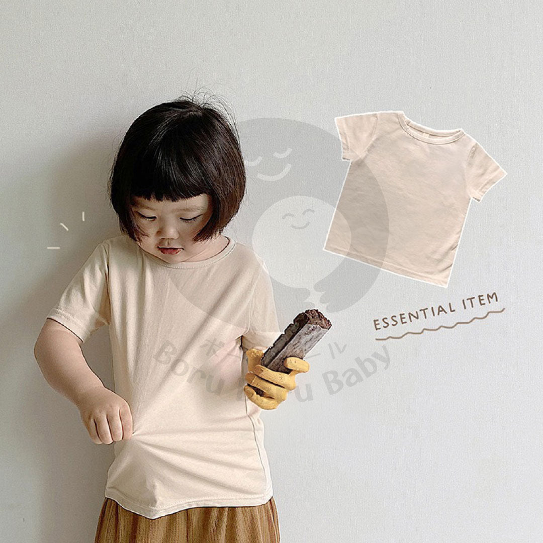 Simple basic top - Kaos atasan bayi - Tshirt bayi polos Premium