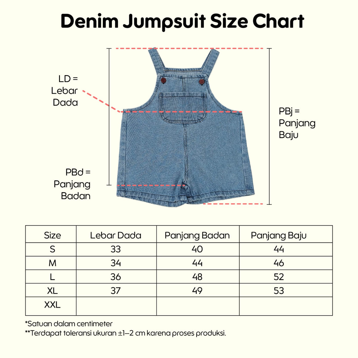 Baby Denim Jumpsuit Set