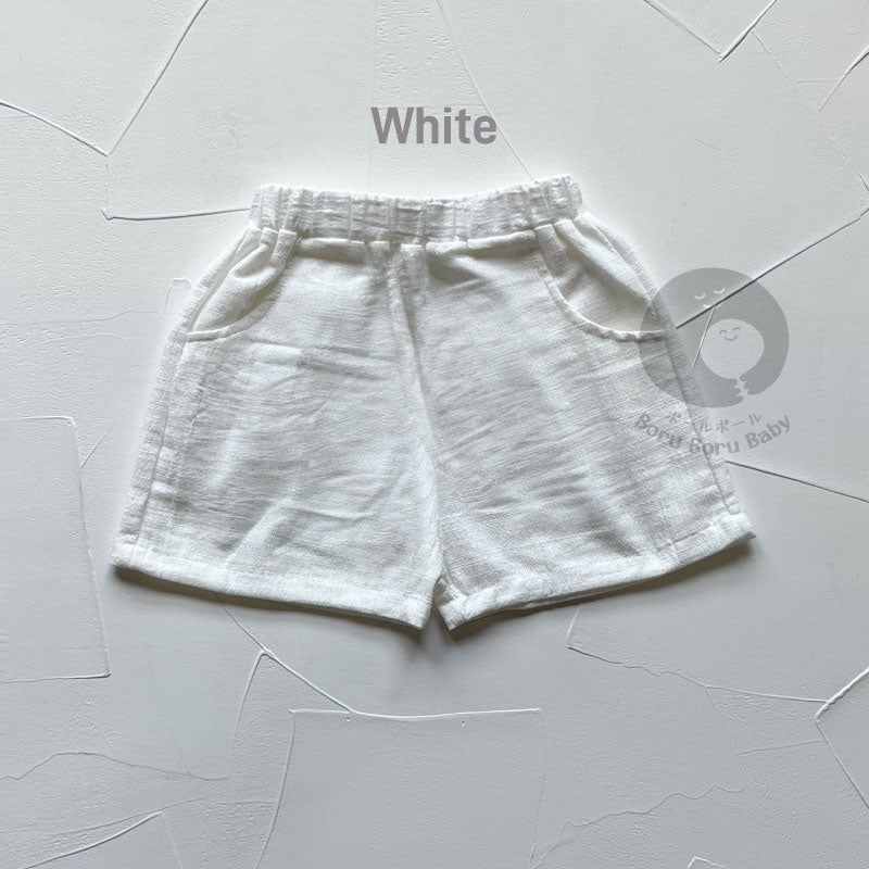 Baby Basic Short Pants - Celana Pendek Bayi Unisex - Celana Linen Bayi