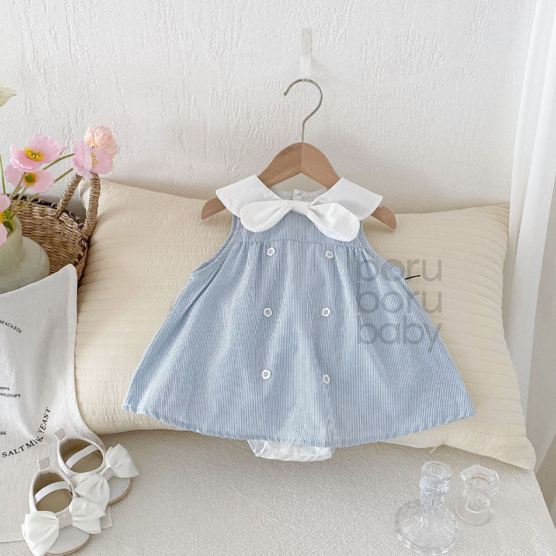 Baju bayi Perempuan Paket - Skyla Baby Dress - Baju Rok Bayi Romper