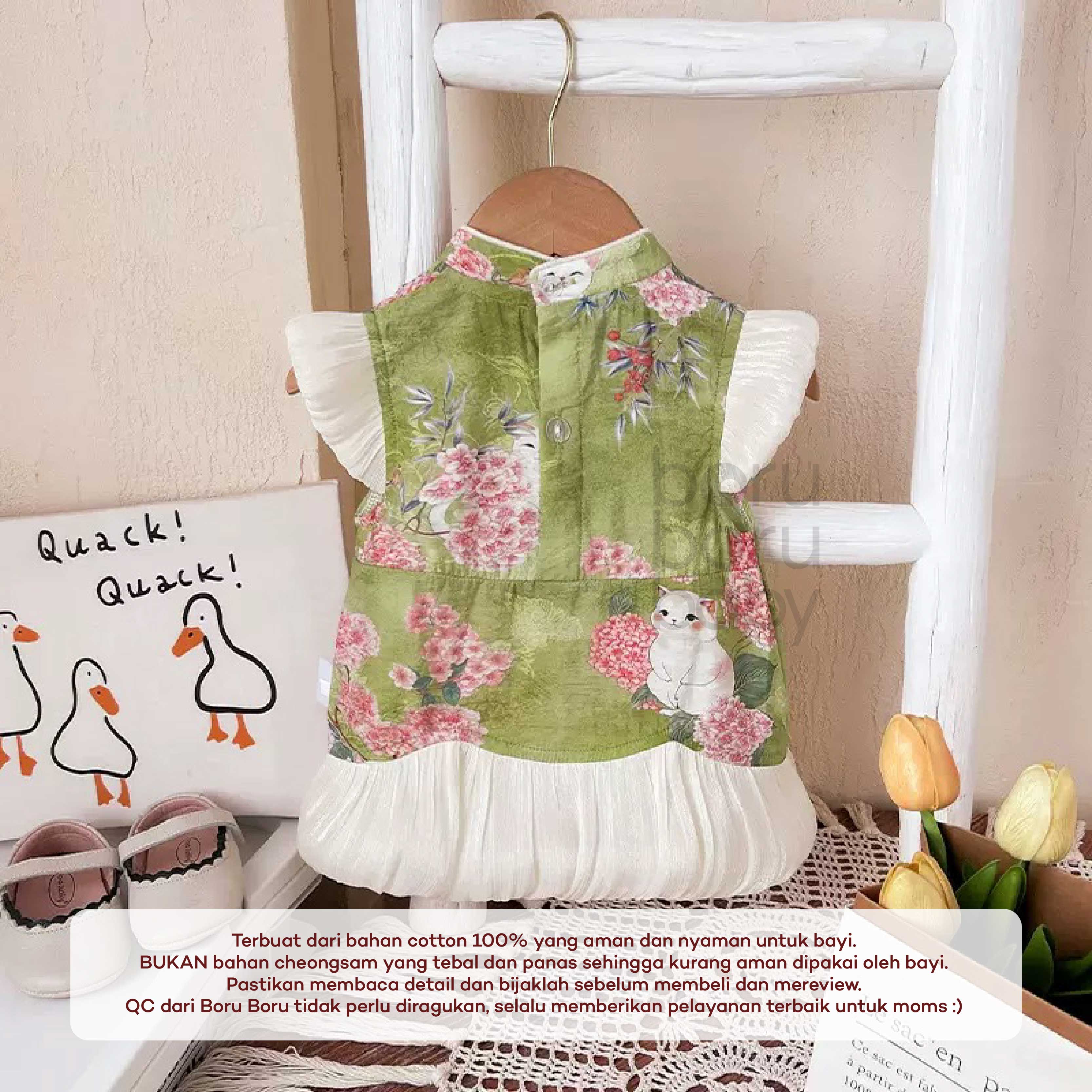 Xin Dress Imlek - Baju rok bayi chinese new year - Dress anak Sinchia