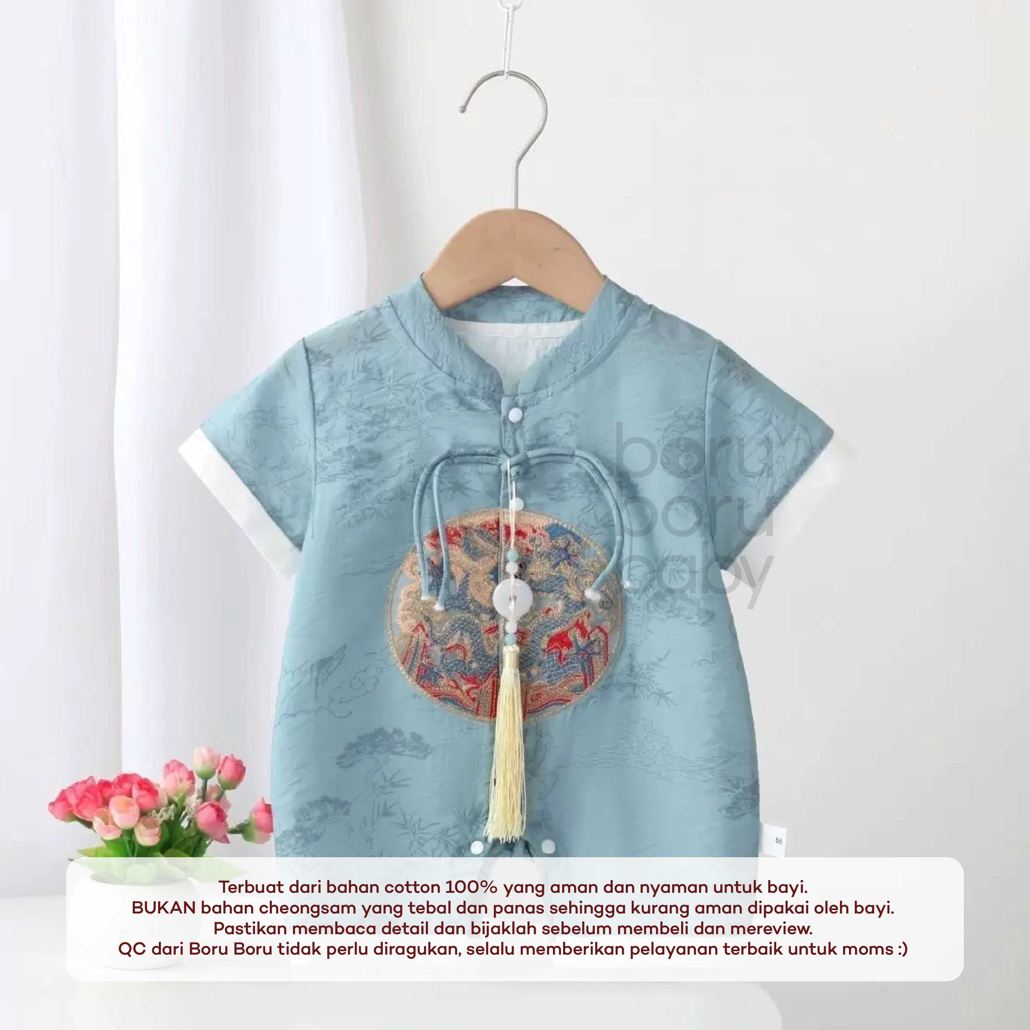 Cai Long Jumpsuit Imlek - Baju celana set chinese new year - kimono anak Sinchia