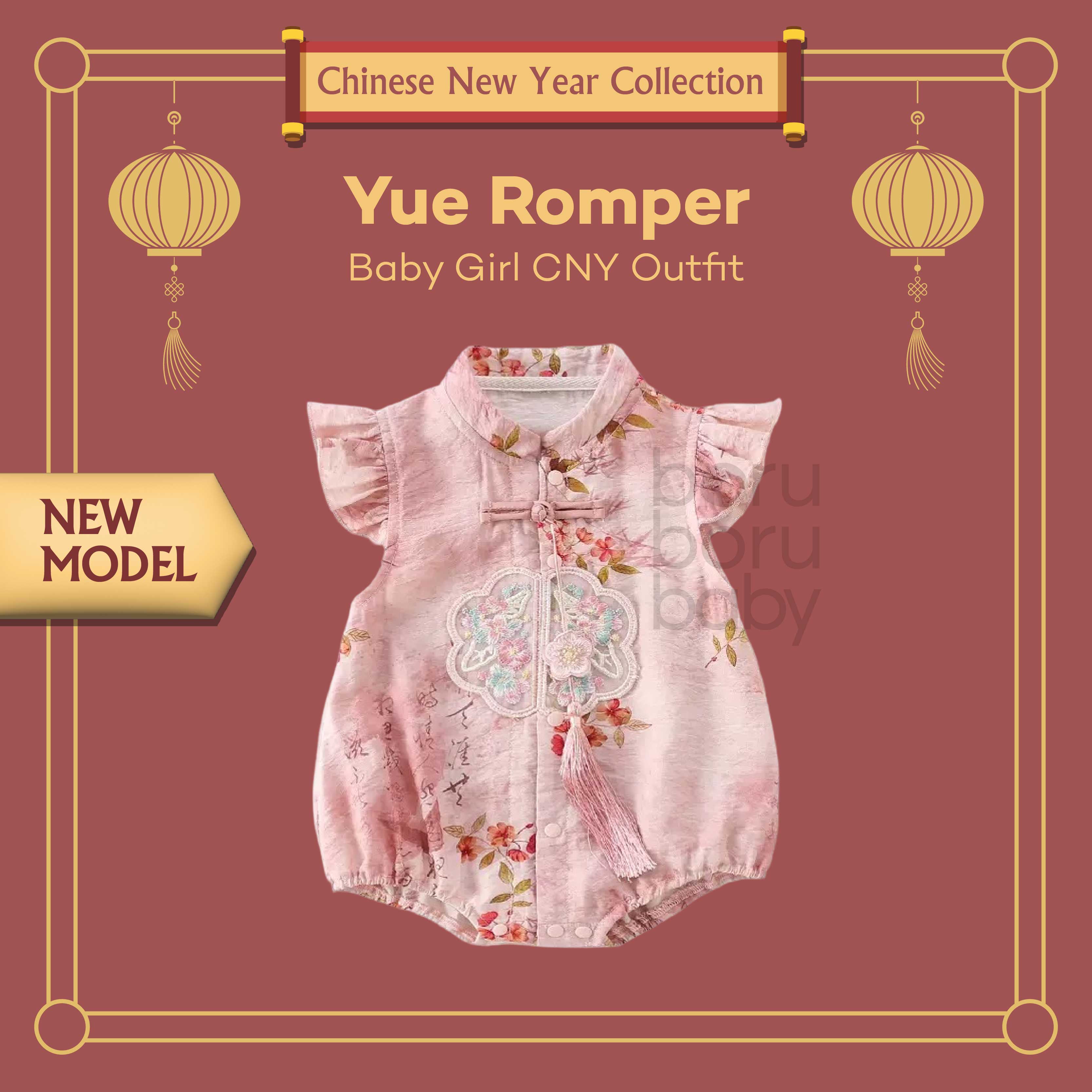 Yue Romper Imlek - Baju bayi chinese new year - Baju anak Sinchia