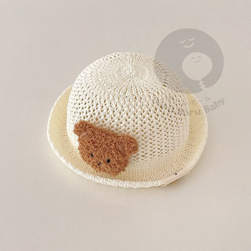 TOPI BAYI LUCU - POLAR BEAR BUCKET HAT -  TOPI BAYI 3D - BUCKET HAT BABY UNISEX