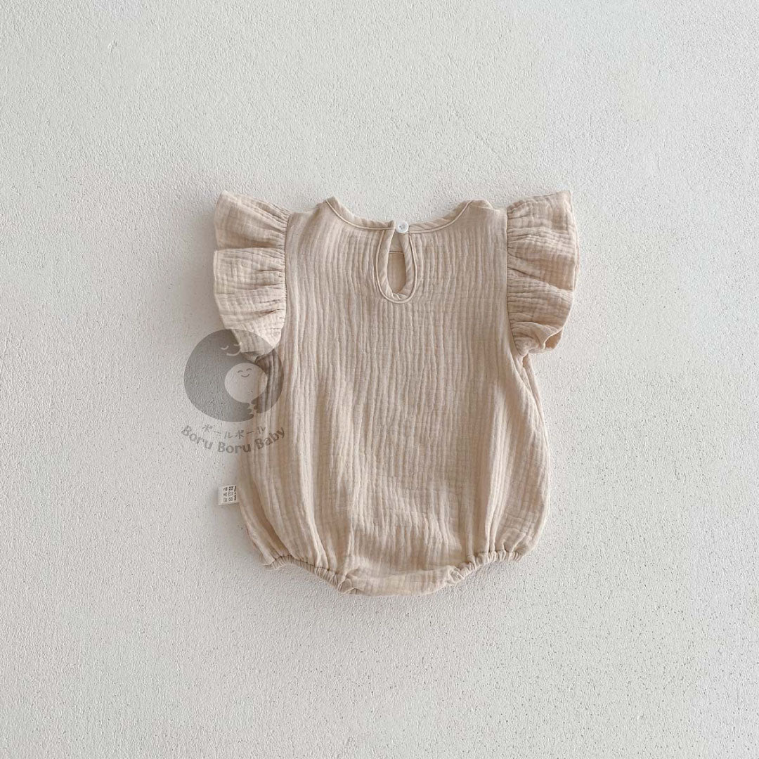 Aldis Shirt Romper - Basic Baby Girl - Baju Anak Perempuan Japan Style