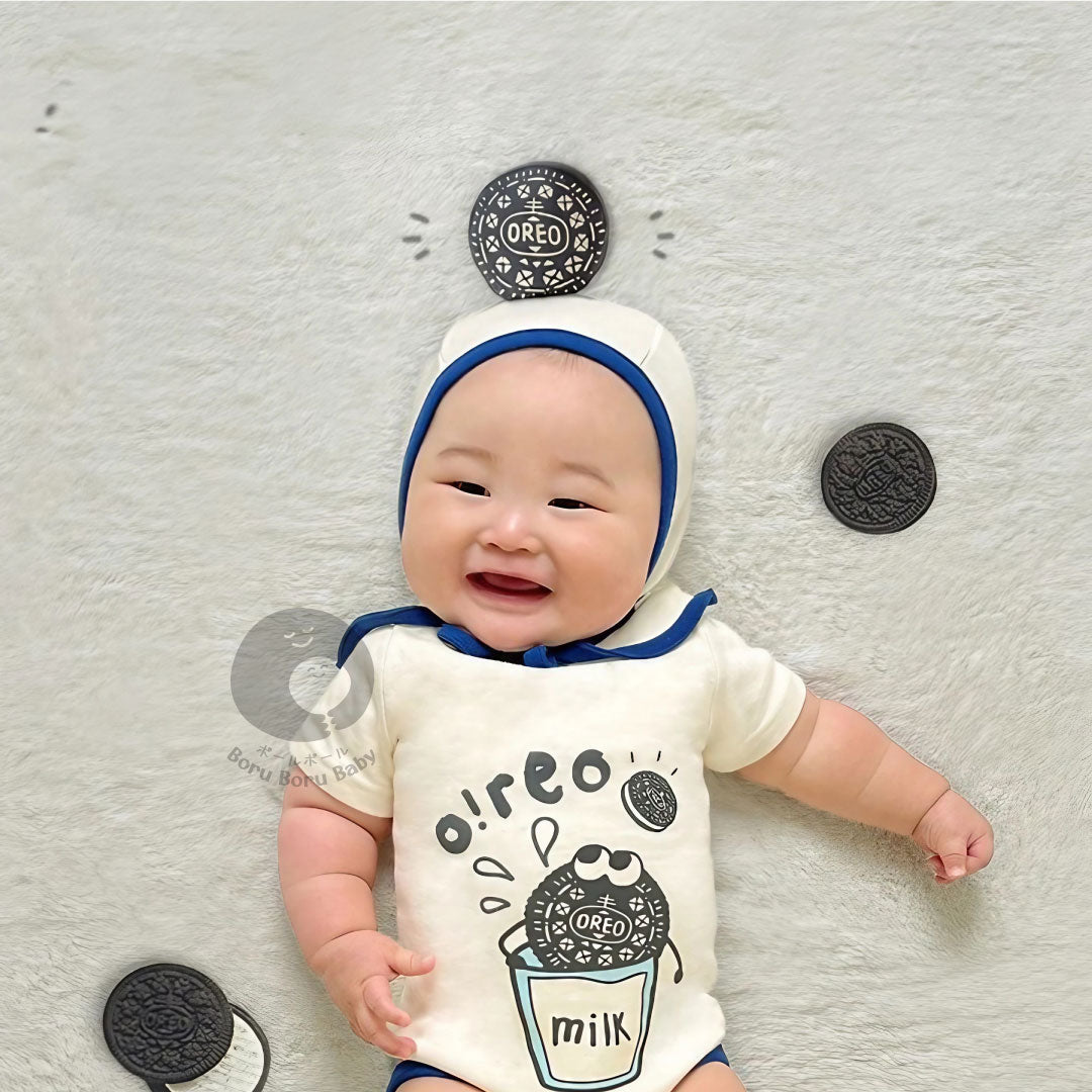 Baju bayi lucu - Romper bayi 3D - OREO - Kostum bayi