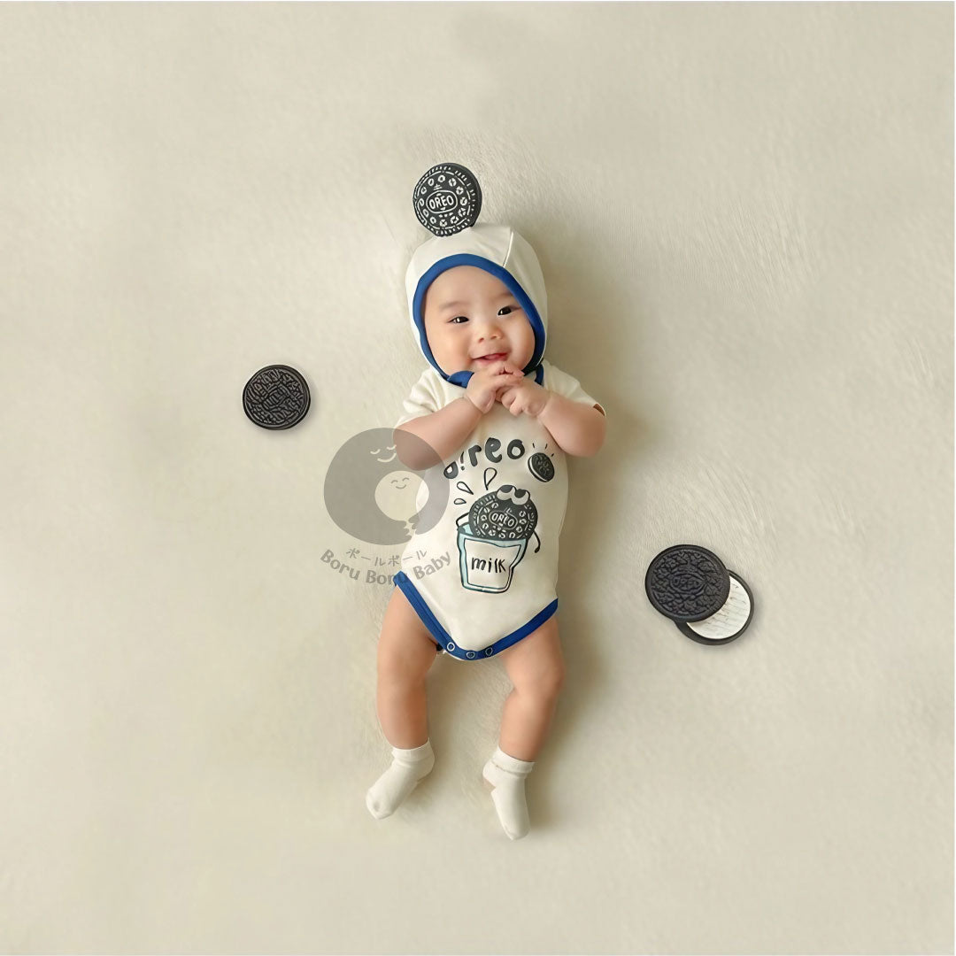 Baju bayi lucu - Romper bayi 3D - OREO - Kostum bayi