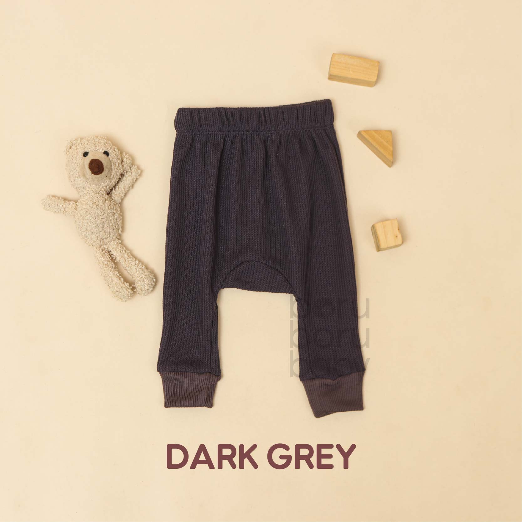 Legging Waffle Unisex - Celana Bayi Newborn - Celana Waffle Stretch Newborn