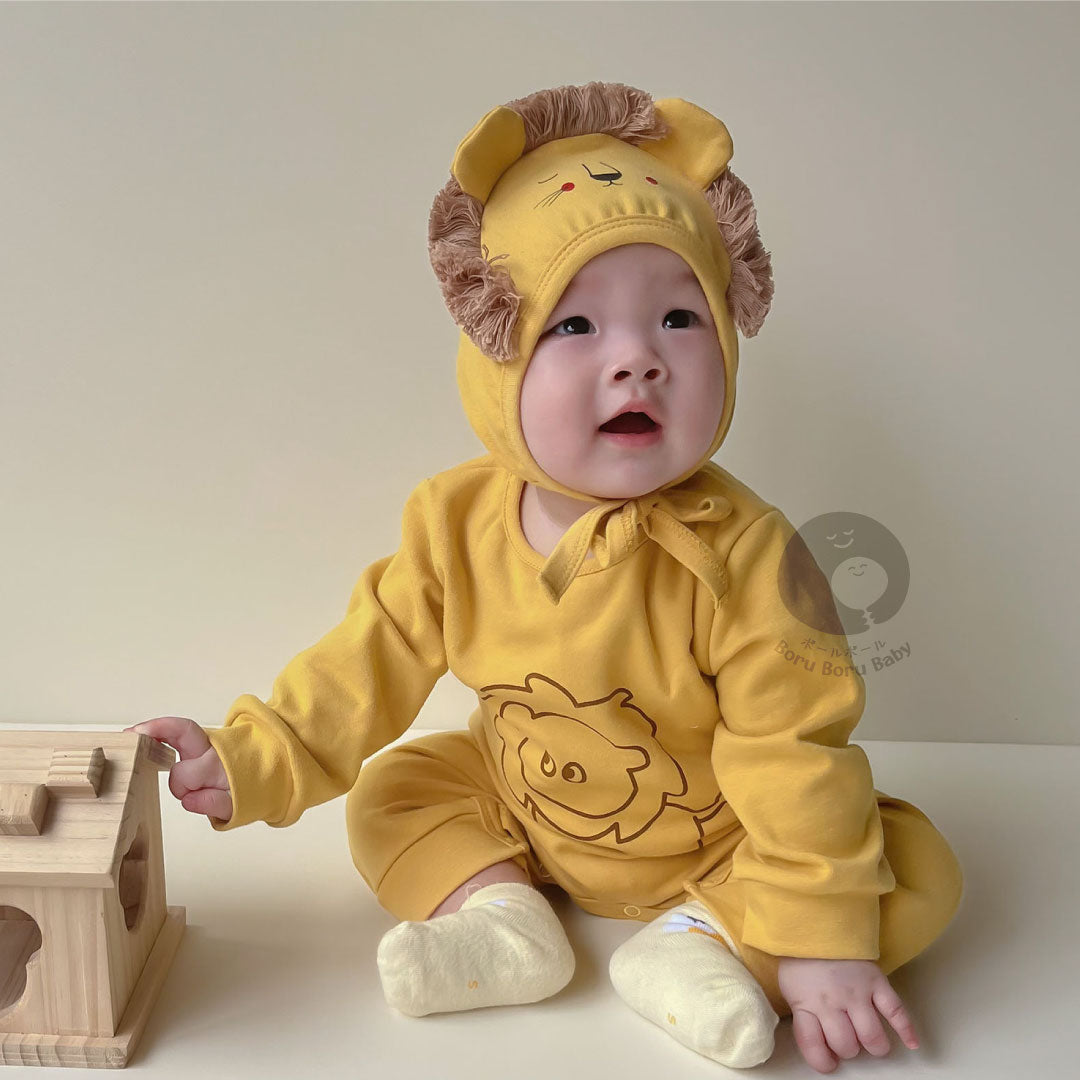 Baju bayi lucu - Romper bayi 3D - LION - Kostum bayi