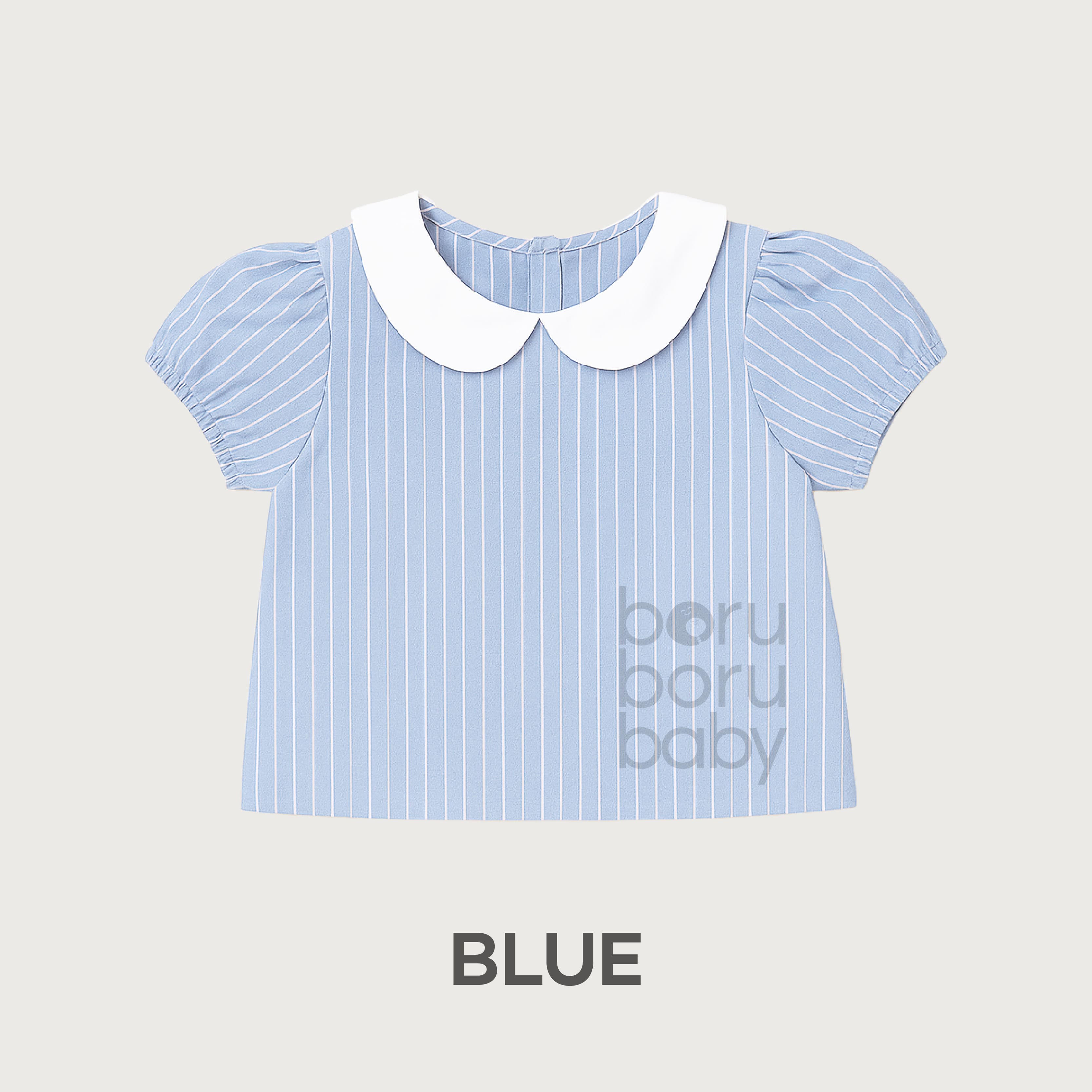 Aiko Blouse Baby Girl - Kemeja Blus Bayi Perempuan - Blouse Anak Kerah Bulat